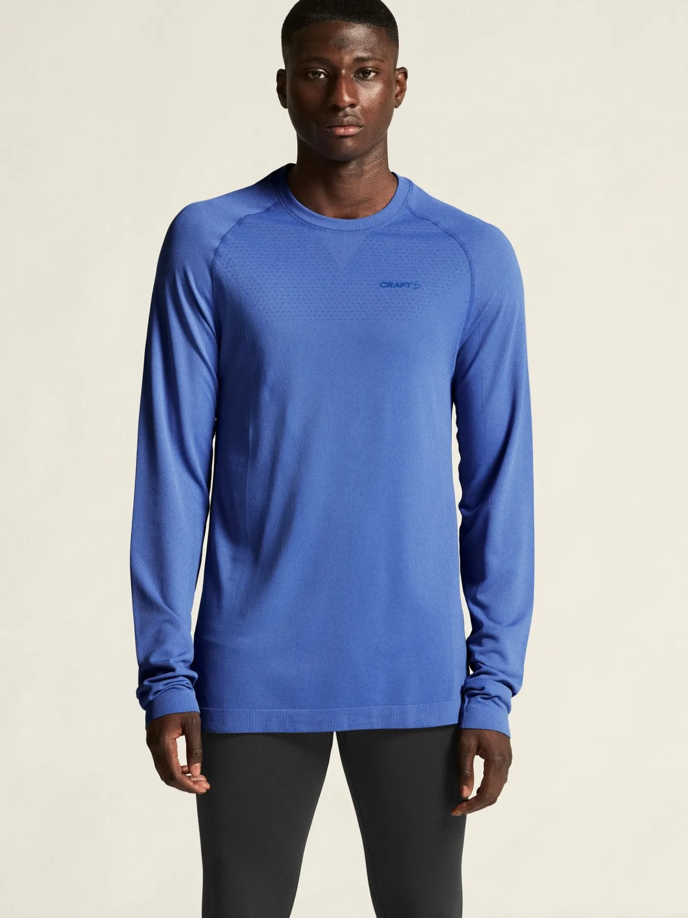 T-Skjorter & Singleter|Ull- & Superundertøy>Craft Sportswear Active Comfort LS 2 M Ink Blue
