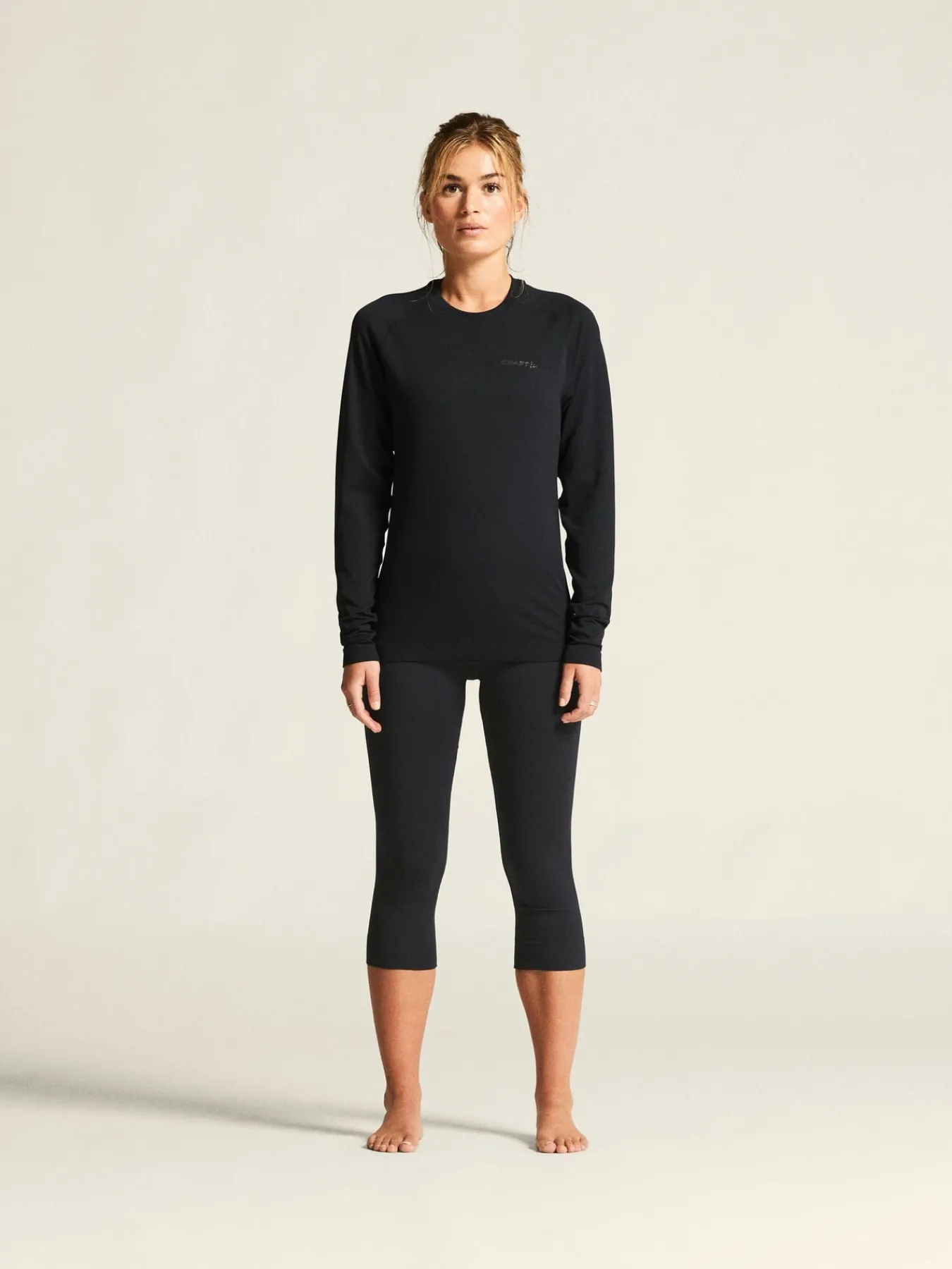 Gensere|Ull- & Superundertøy>Craft Sportswear Active Comfort LS 2 W Black