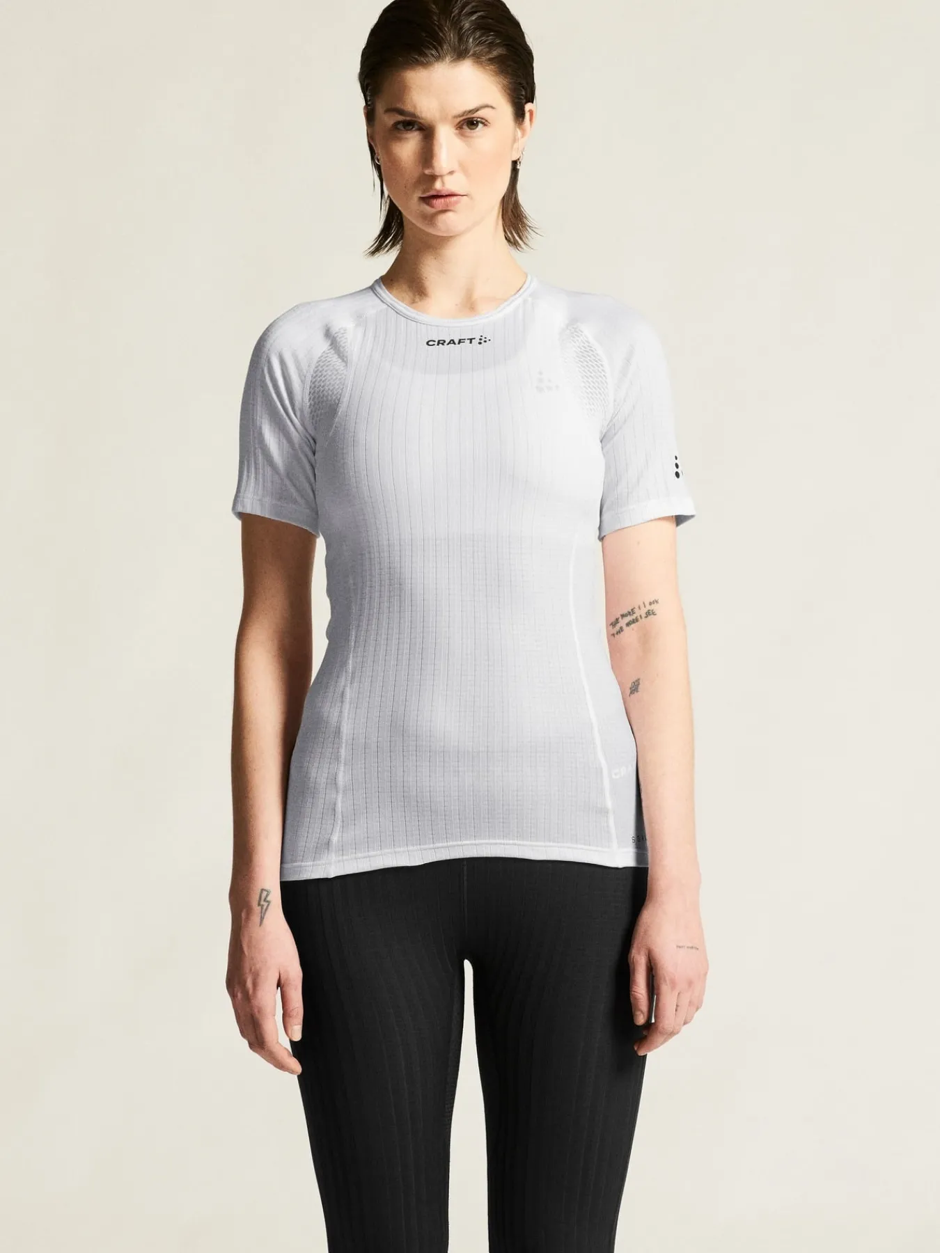T-Skjorter & Singleter|Ull- & Superundertøy>Craft Sportswear Active Extreme X RN SS W White