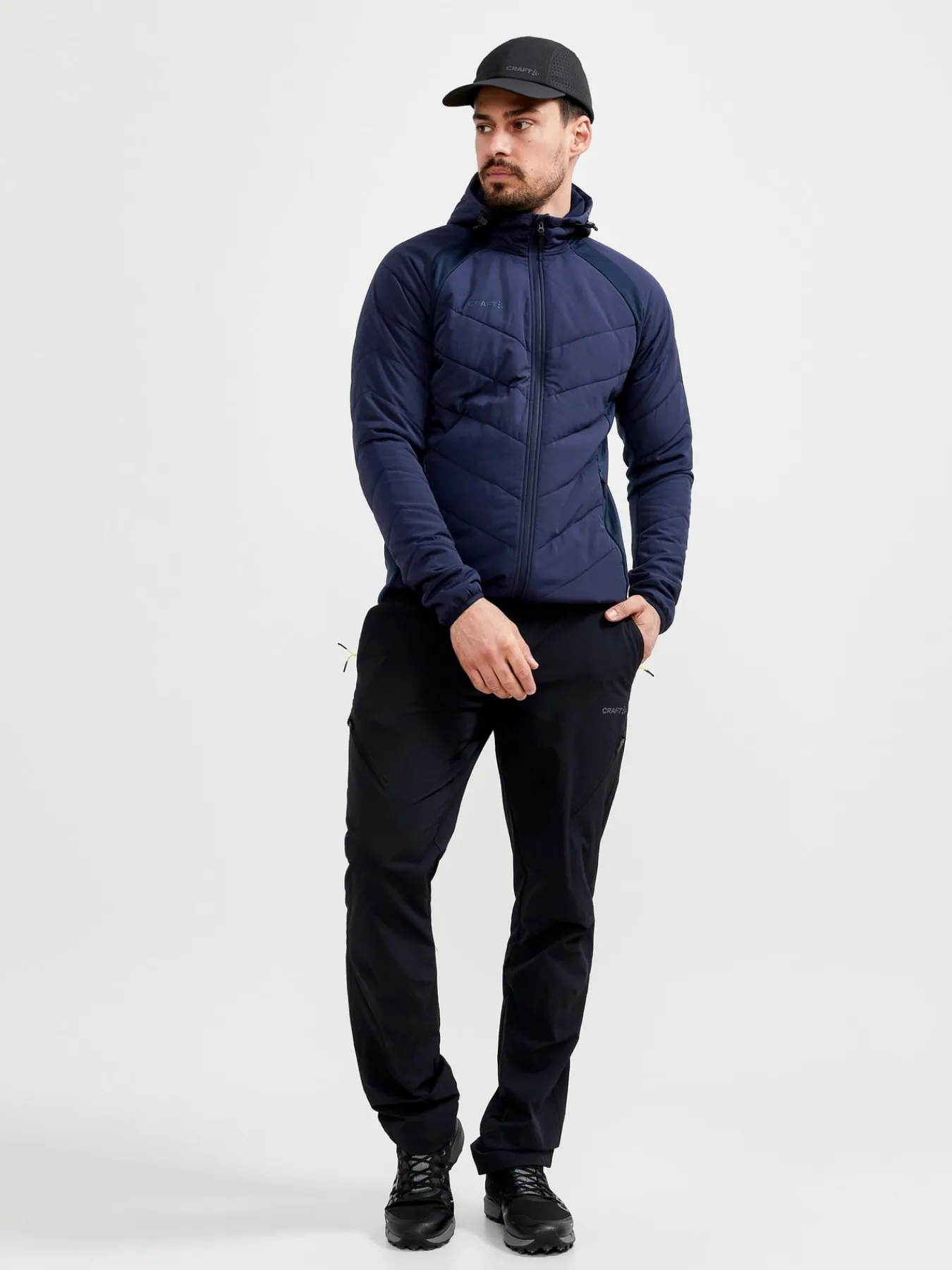 Jakker & Vester>Craft Sportswear ADV Explore Hybrid Jacket M Blaze