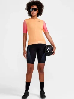 T-Skjorter & Singleter|Sykling>Craft Sportswear ADV Aero Jersey W Peach-Arrosa