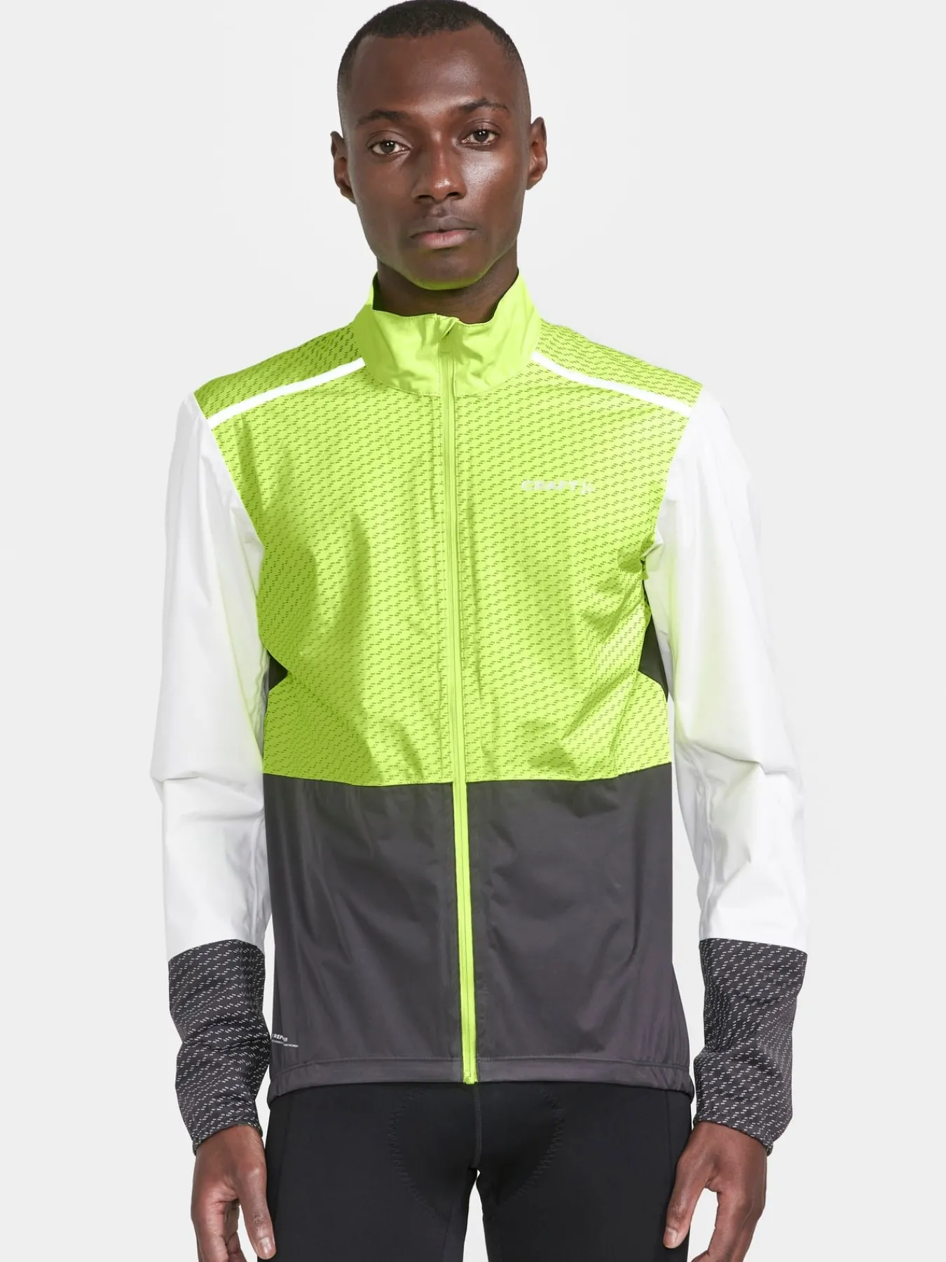 Jakker & Vester|Sykling>Craft Sportswear Adv Bike Hydro Lumen Jacket M Flumino-Ash White
