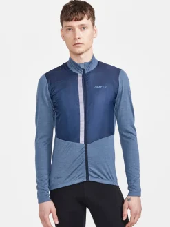 T-Skjorter & Singleter|Sykling>Craft Sportswear Adv Bike SubZ Wool LS Jersey M Flow-Blaze