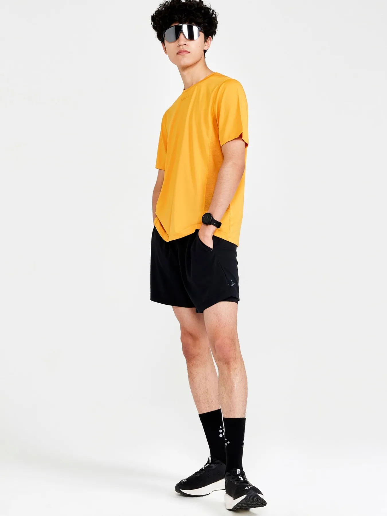 Shorts|Løping>Craft Sportswear ADV Charge 2-in-1 Stretch Shorts M Black
