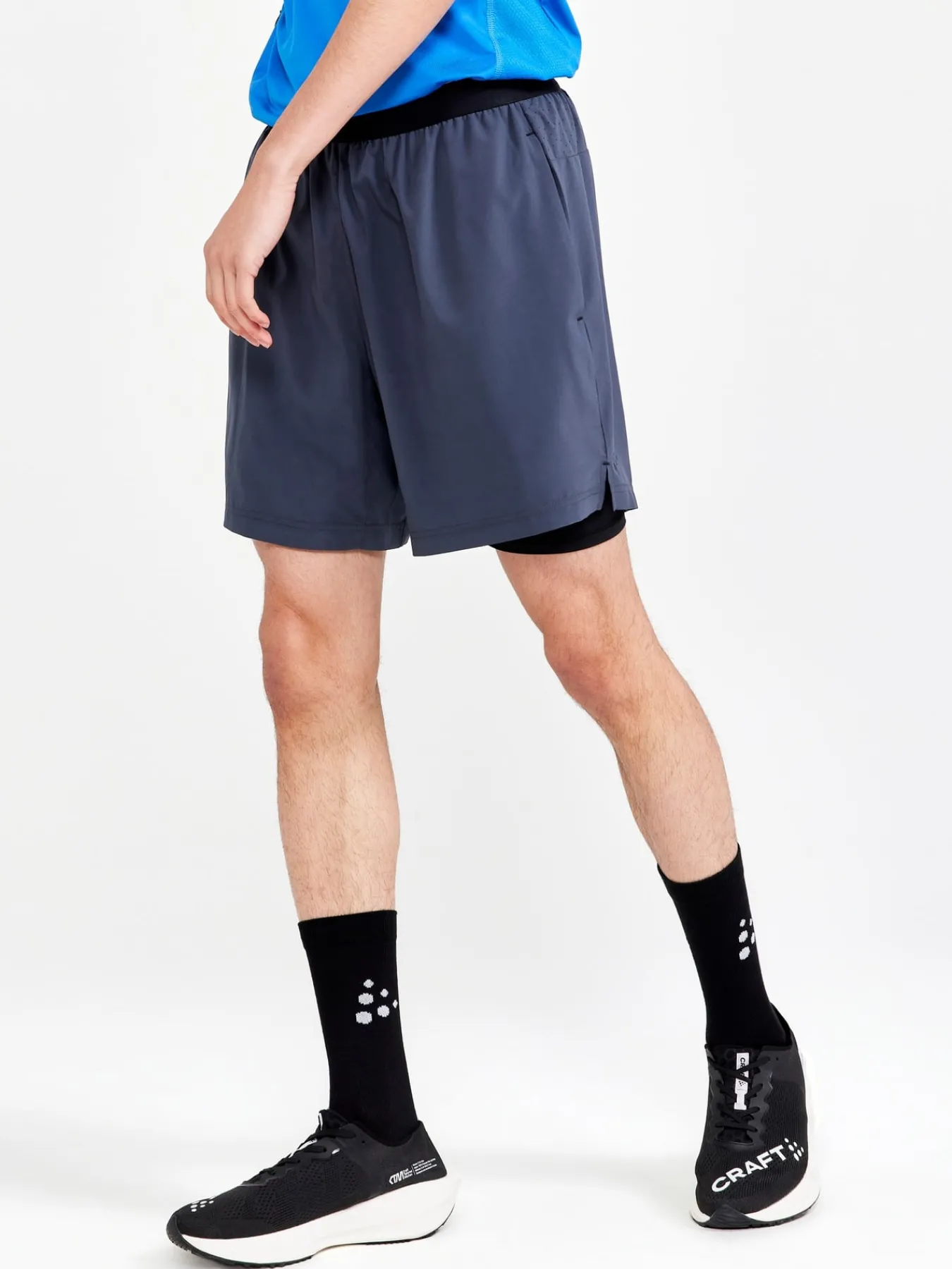 Shorts|Løping>Craft Sportswear ADV Charge 2-in-1 Stretch Shorts M Asphalt
