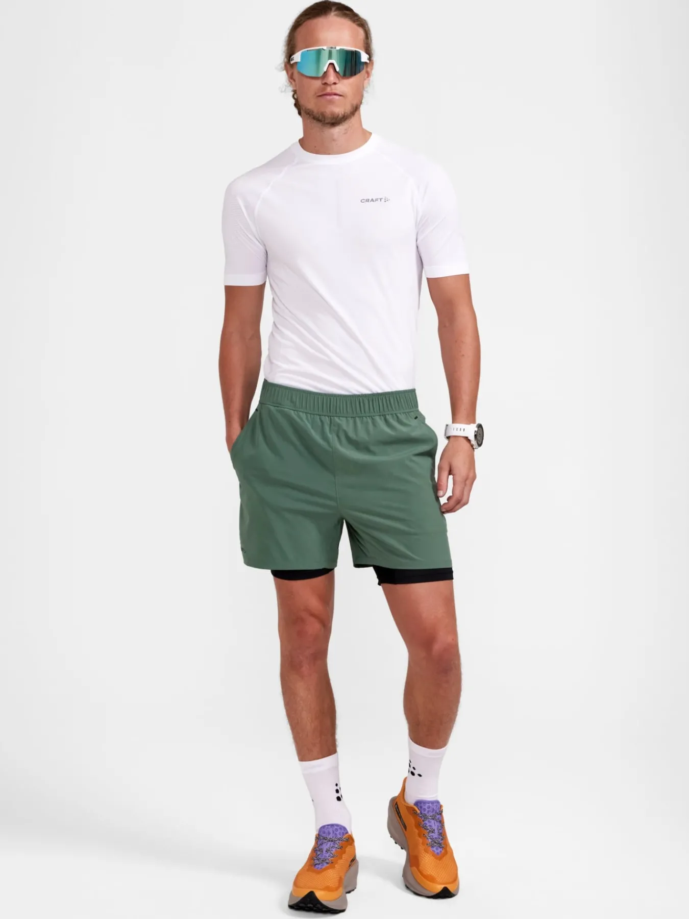 T-Skjorter & Singleter|Ull- & Superundertøy>Craft Sportswear ADV Cool Intensity Ss Tee M White
