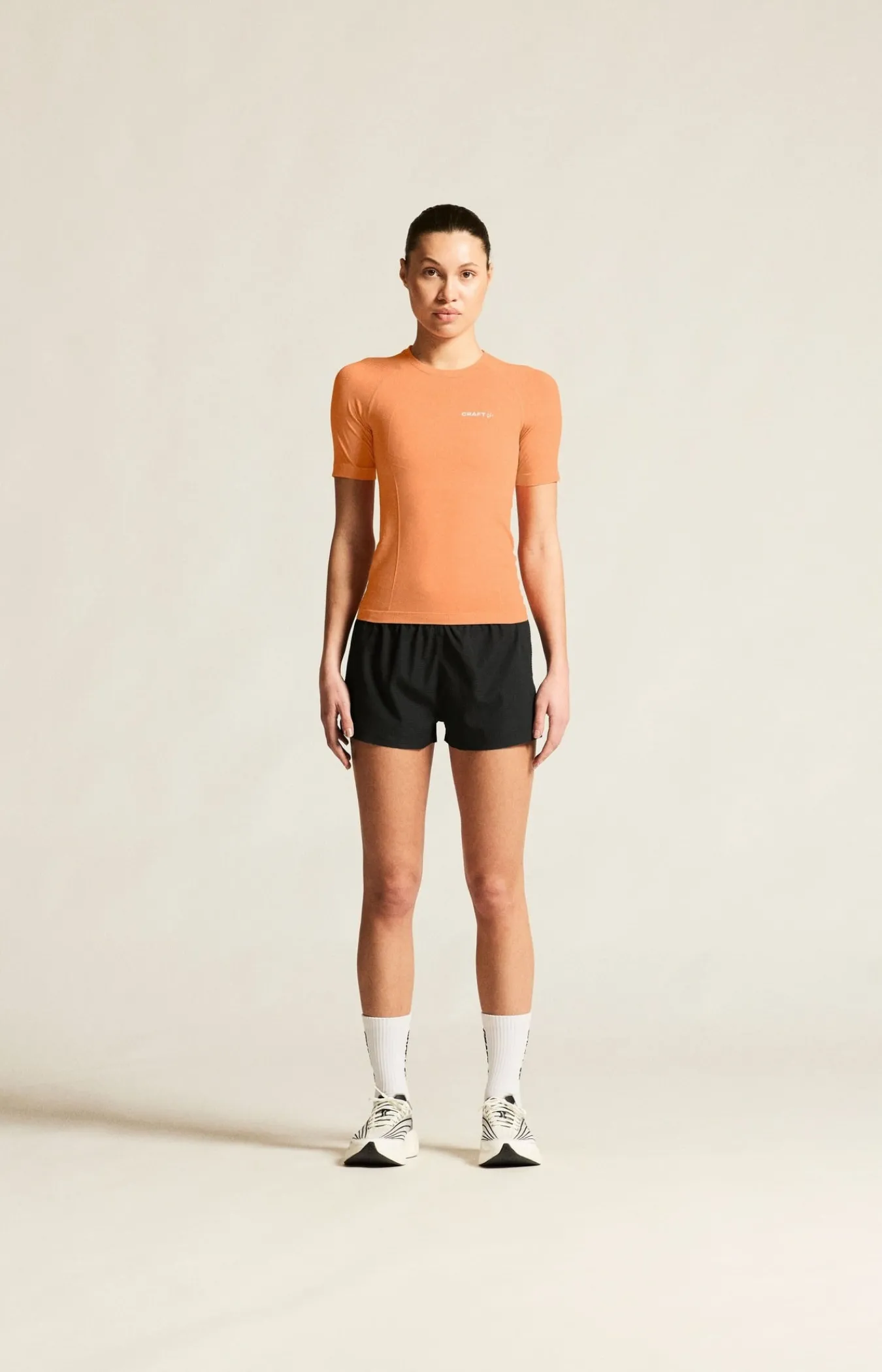 T-Skjorter & Singleter|Ull- & Superundertøy>Craft Sportswear ADV Cool Intensity Ss W Apricot