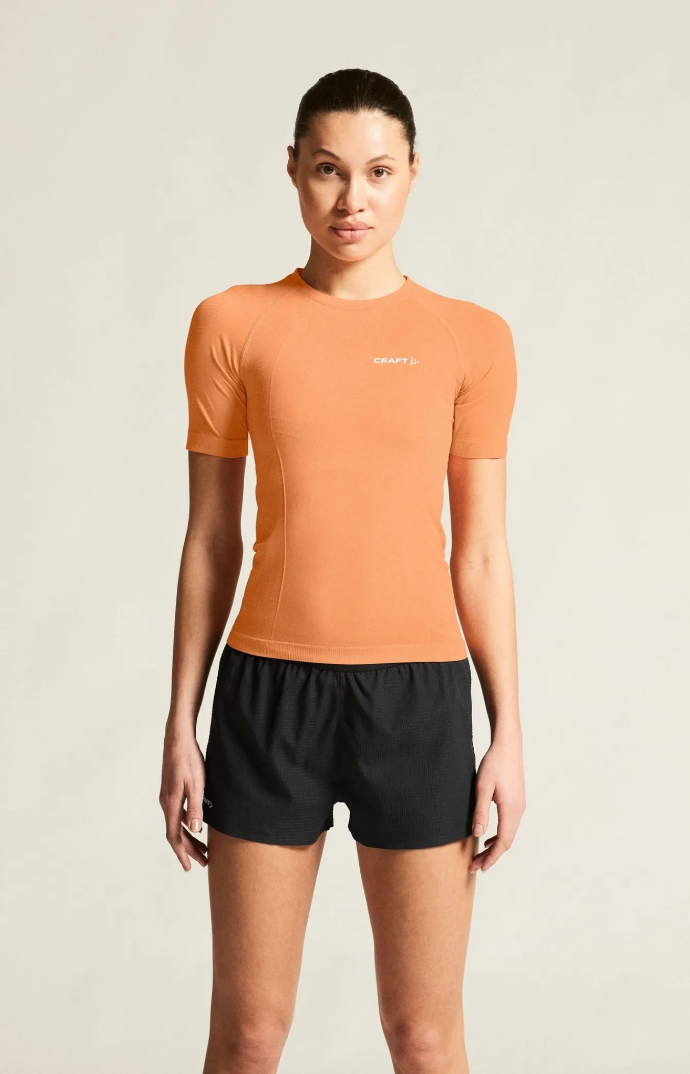 T-Skjorter & Singleter|Ull- & Superundertøy>Craft Sportswear ADV Cool Intensity Ss W Apricot