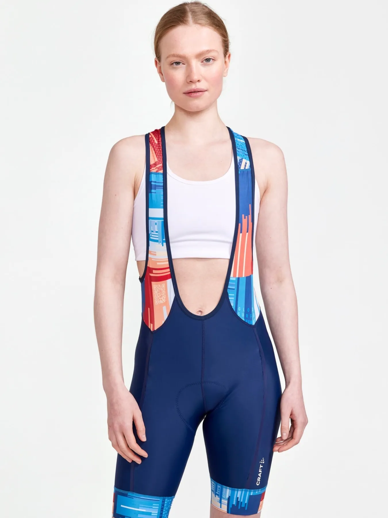 Sykling>Craft Sportswear ADV Endur Bib Shorts W Blaze-Multi