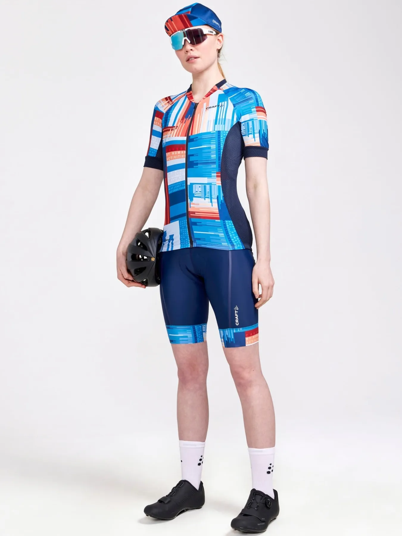 Sykling>Craft Sportswear Adv Endur Graphic Jersey W Blaze-Multi