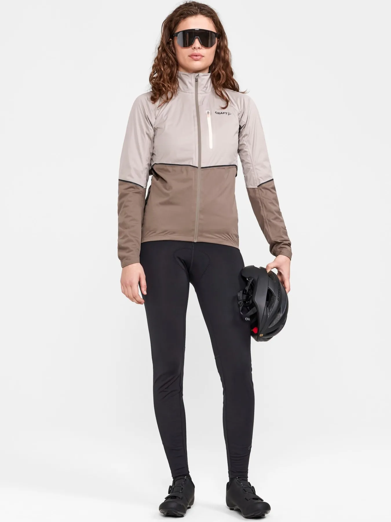 Jakker & Vester|Sykling>Craft Sportswear Adv Endur Hydro Jacket W Clay/DK Clay