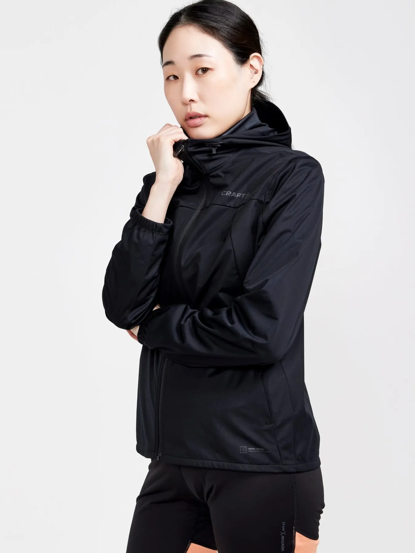 Jakker & Vester|Løping>Craft Sportswear ADV Essence Hydro Jacket W Black