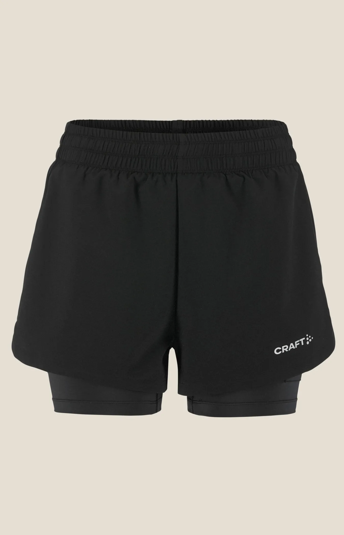 Shorts & Skjørt|Løping>Craft Sportswear ADV Essence 2-In-1 Shorts 2 W Black
