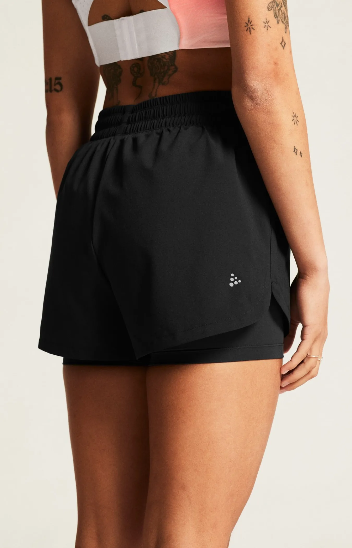 Shorts & Skjørt|Løping>Craft Sportswear ADV Essence 2-In-1 Shorts 2 W Black