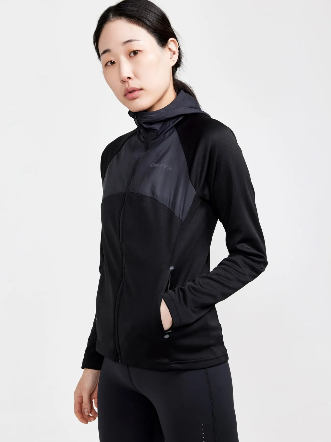 Løping|Trening>Craft Sportswear ADV Essence Jersey Hood Jacket W Black