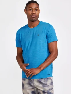 T-Skjorter & Singleter|Trening>Craft Sportswear ADV Essence Melange SS Tee M Fluid-Melange