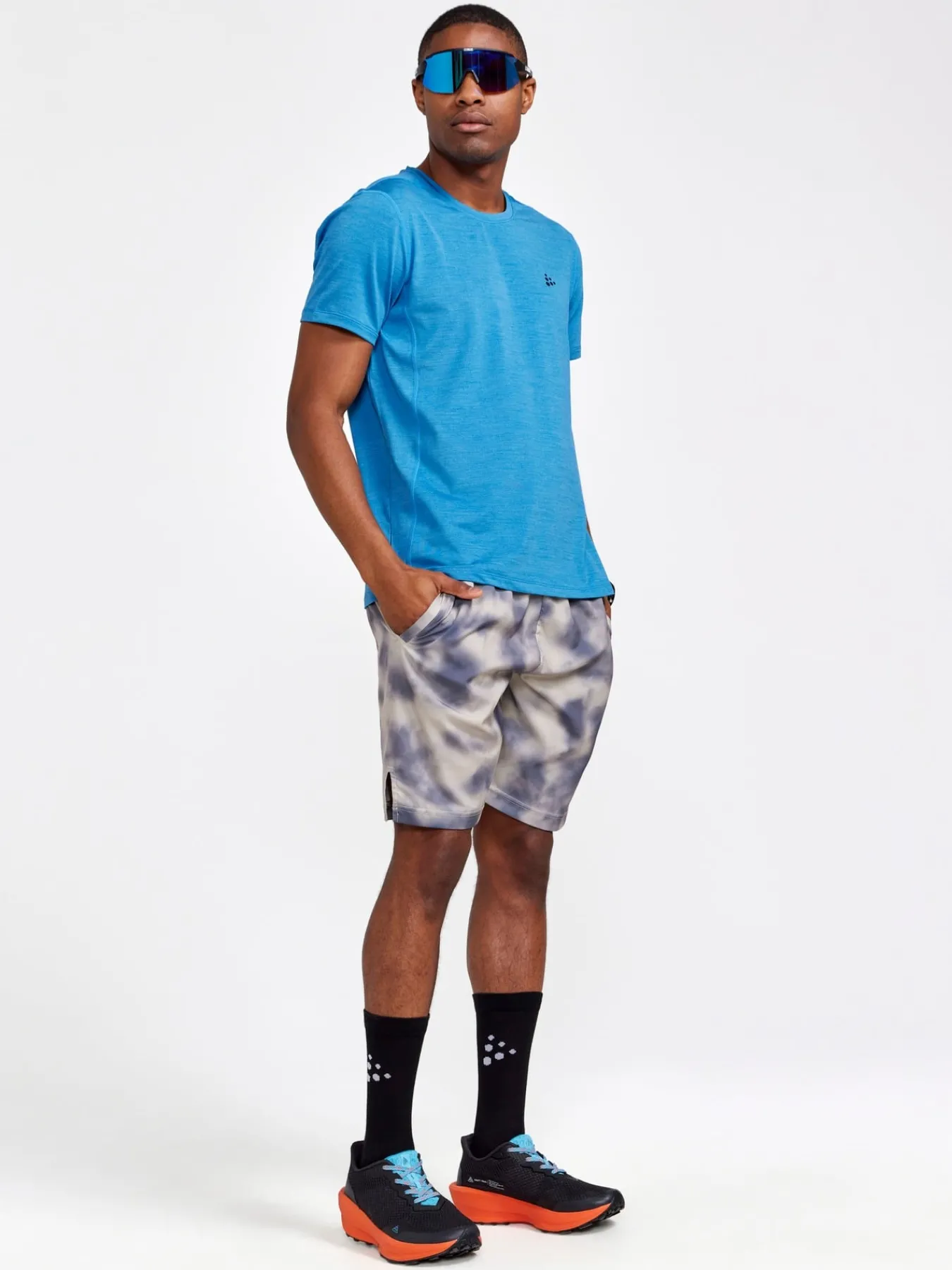 T-Skjorter & Singleter|Trening>Craft Sportswear ADV Essence Melange SS Tee M Fluid-Melange