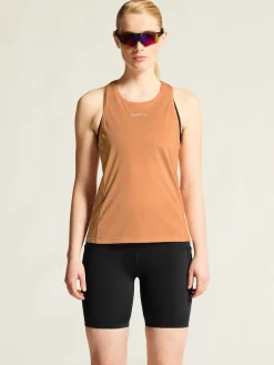 T-Skjorter & Singleter|Løping>Craft Sportswear ADV Essence Singlet 2 W Apricot