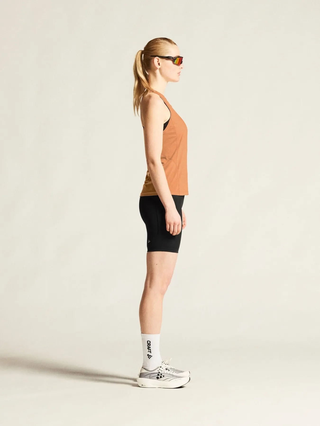 T-Skjorter & Singleter|Løping>Craft Sportswear ADV Essence Singlet 2 W Apricot