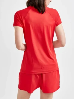 T-Skjorter & Singleter|Løping>Craft Sportswear ADV Essence SS Slim Tee W Bright Red