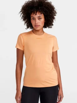T-Skjorter & Singleter|Løping>Craft Sportswear ADV Essence SS Slim Tee W Peach