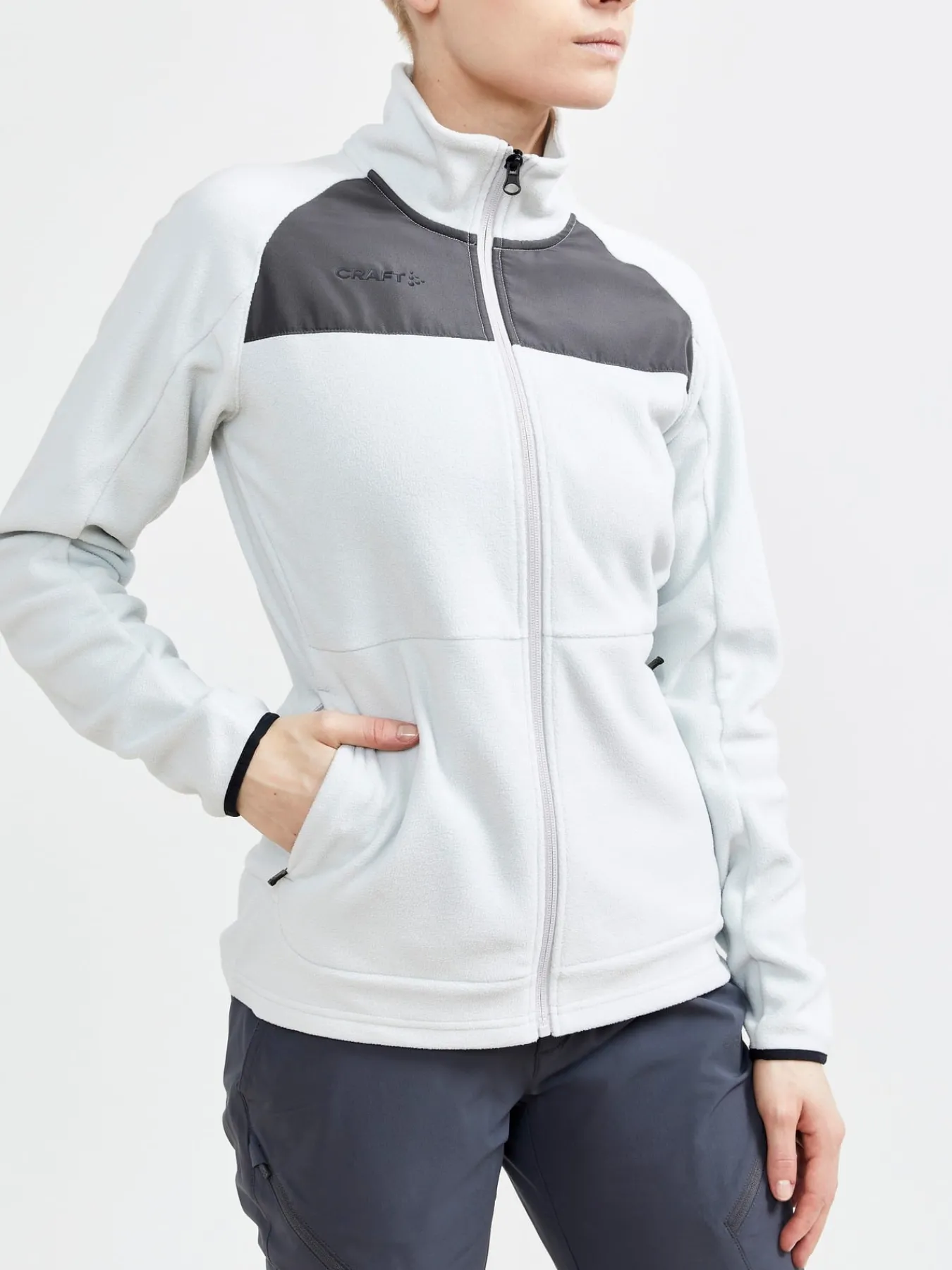 Mellomlag & Fleece|Mellomlag>Craft Sportswear ADV Explore Fleece Midlayer W Ash/Granite
