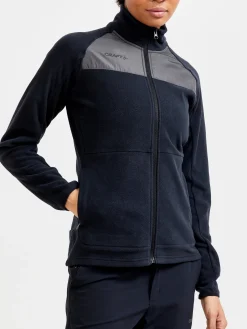Mellomlag & Fleece|Mellomlag>Craft Sportswear ADV Explore Fleece Midlayer W Black/Granite