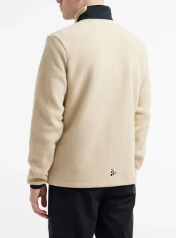 Mellomlag & Fleece|Mellomlag>Craft Sportswear ADV Explore Pile Fleece Jacket M Ecru / Black
