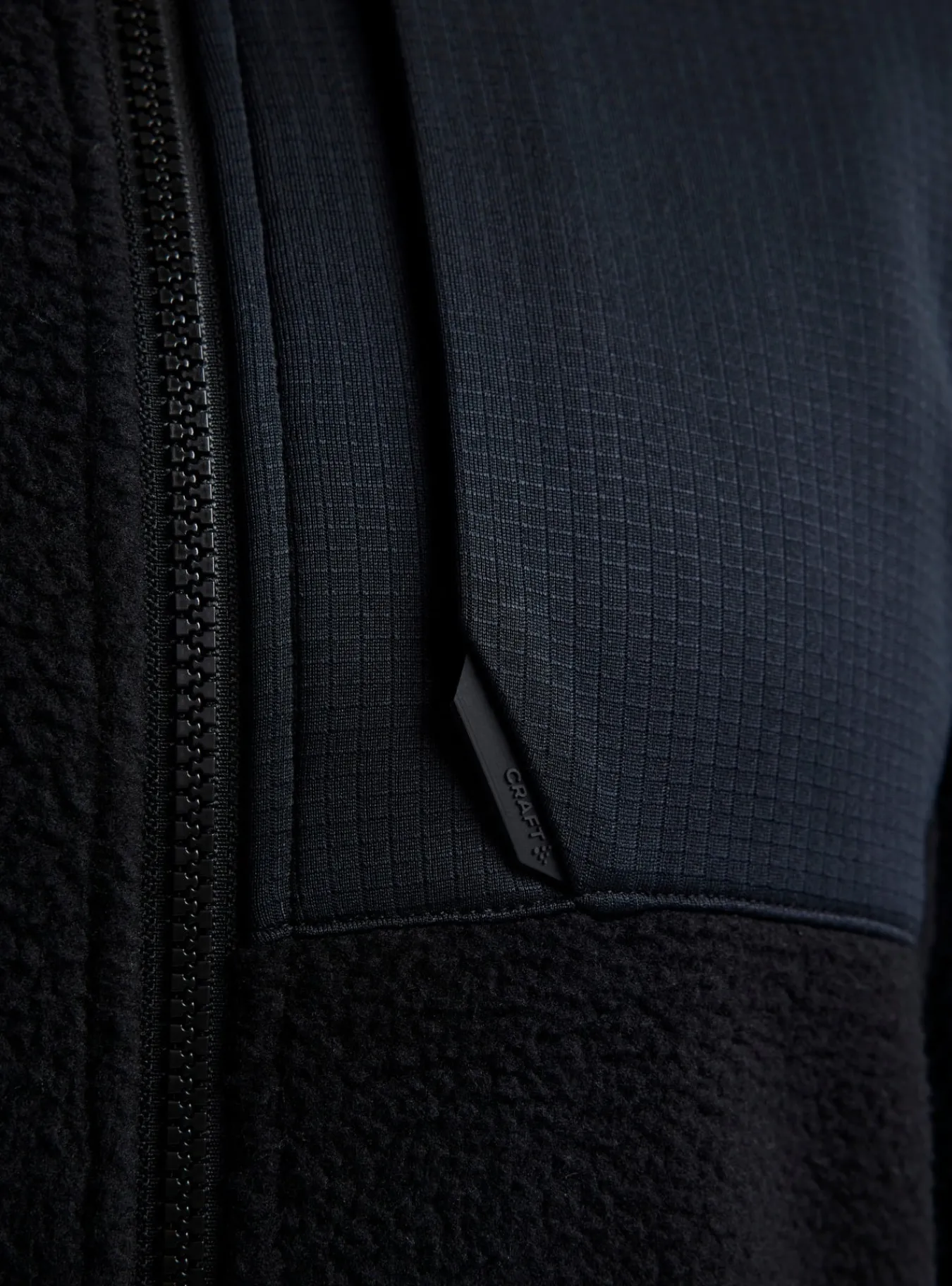Mellomlag & Fleece|Mellomlag>Craft Sportswear ADV Explore Pile Fleece Jacket W Black
