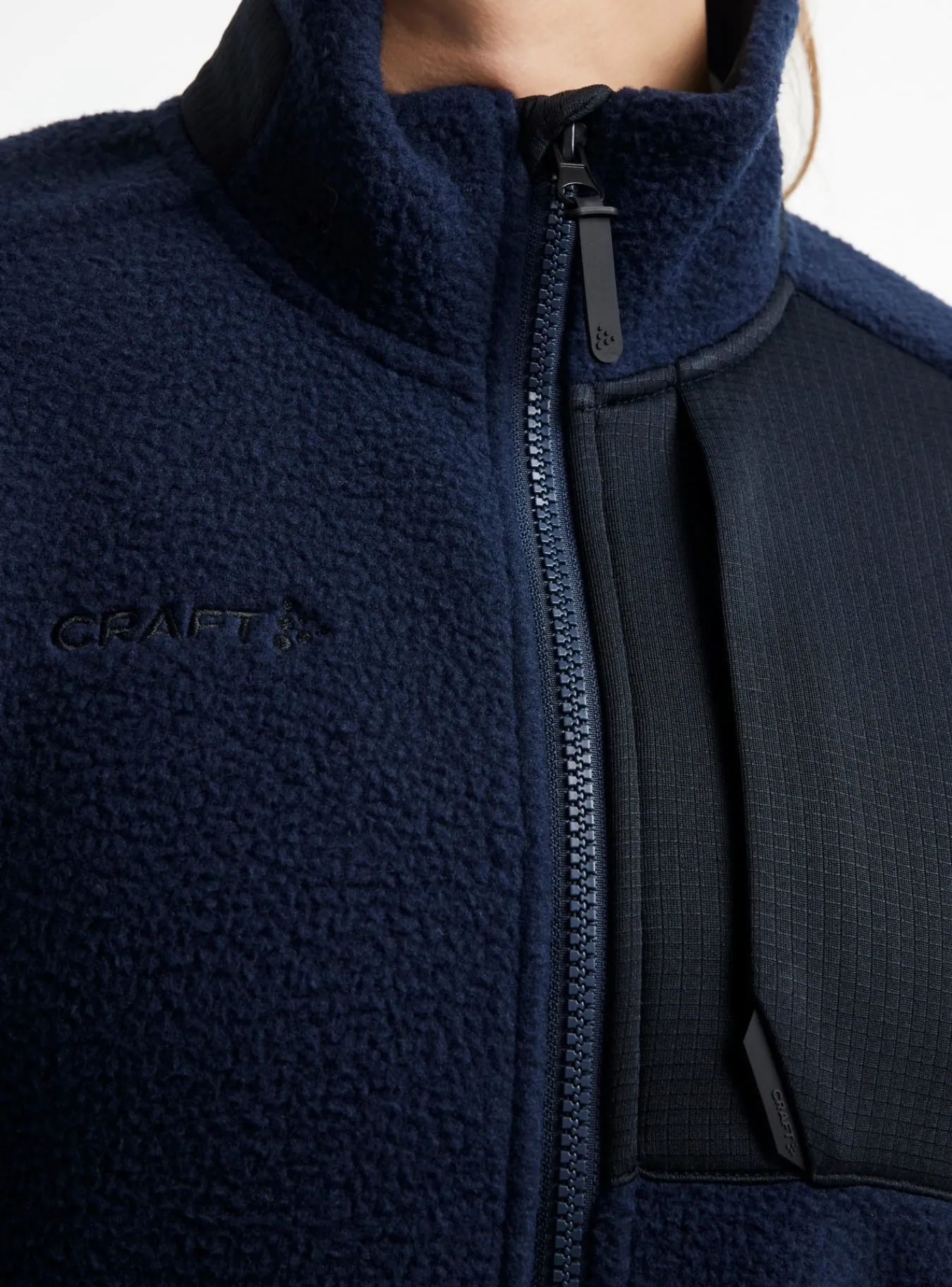 Mellomlag & Fleece|Mellomlag>Craft Sportswear ADV Explore Pile Fleece Jacket W Blaze / Black