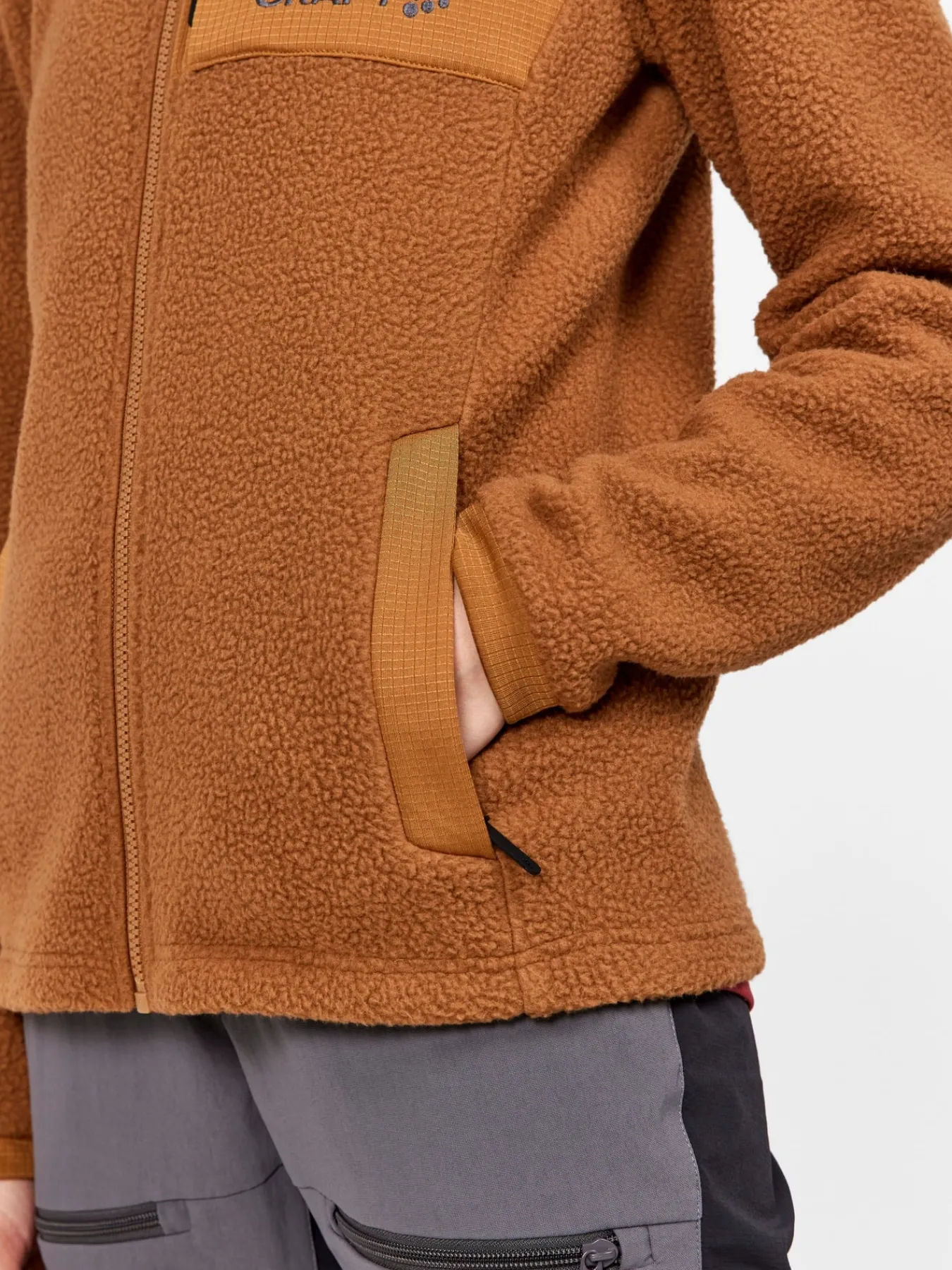 Mellomlag & Fleece|Mellomlag>Craft Sportswear ADV Explore Pile Fleece Jacket W Roots