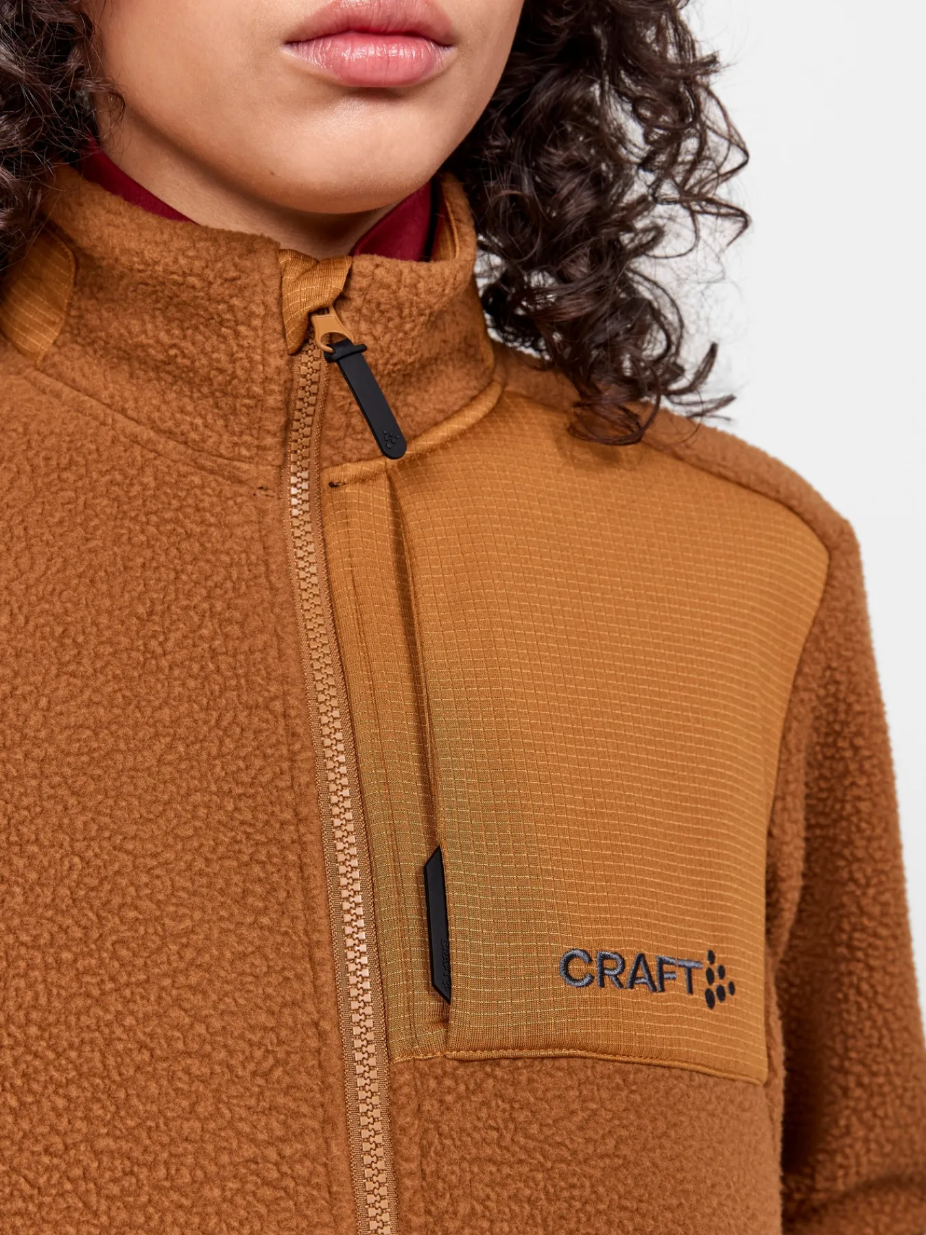 Mellomlag & Fleece|Mellomlag>Craft Sportswear ADV Explore Pile Fleece Jacket W Roots