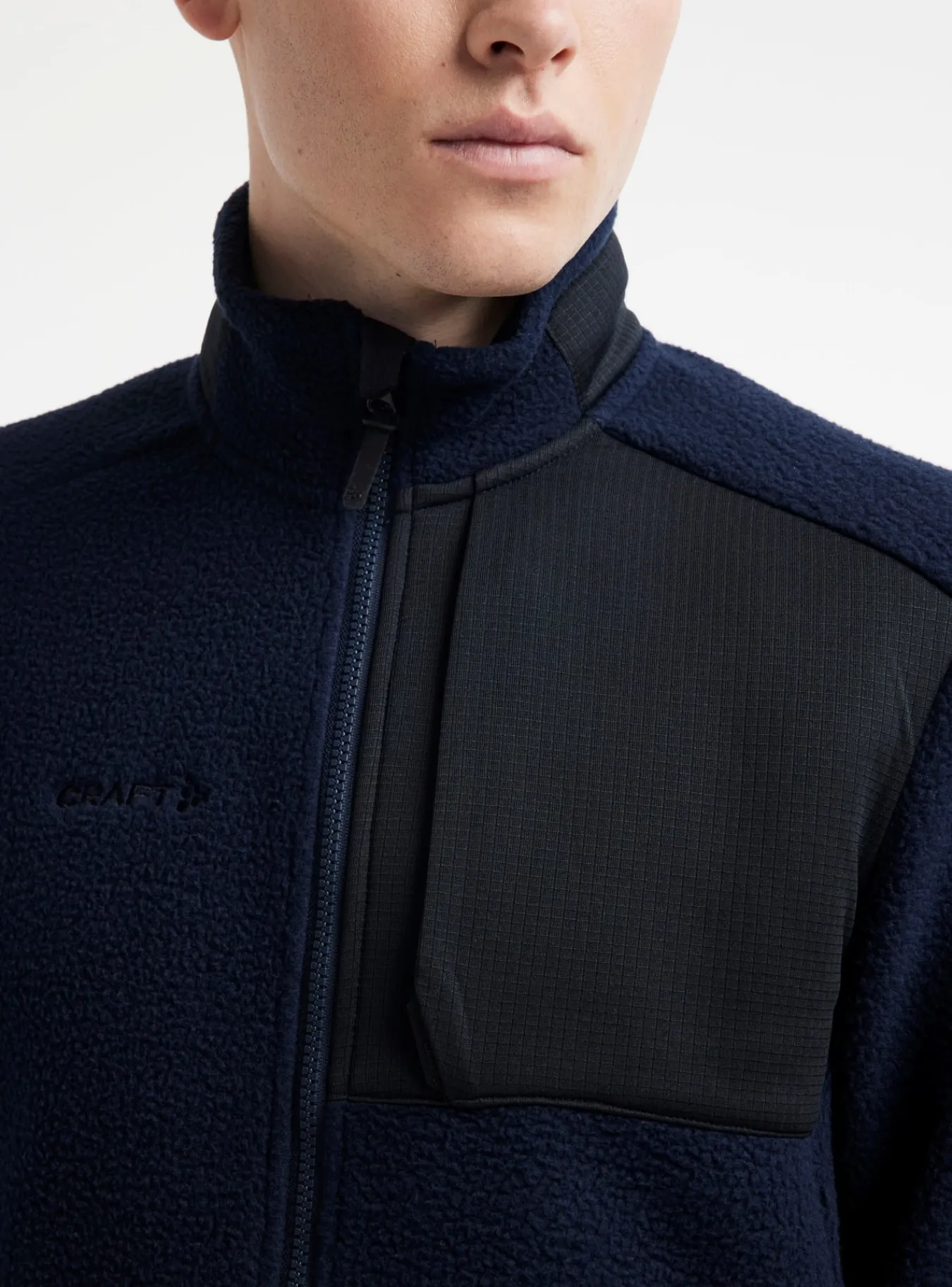 Mellomlag & Fleece|Mellomlag>Craft Sportswear ADV Explore Pile Fleece Jacket M Blaze / Black