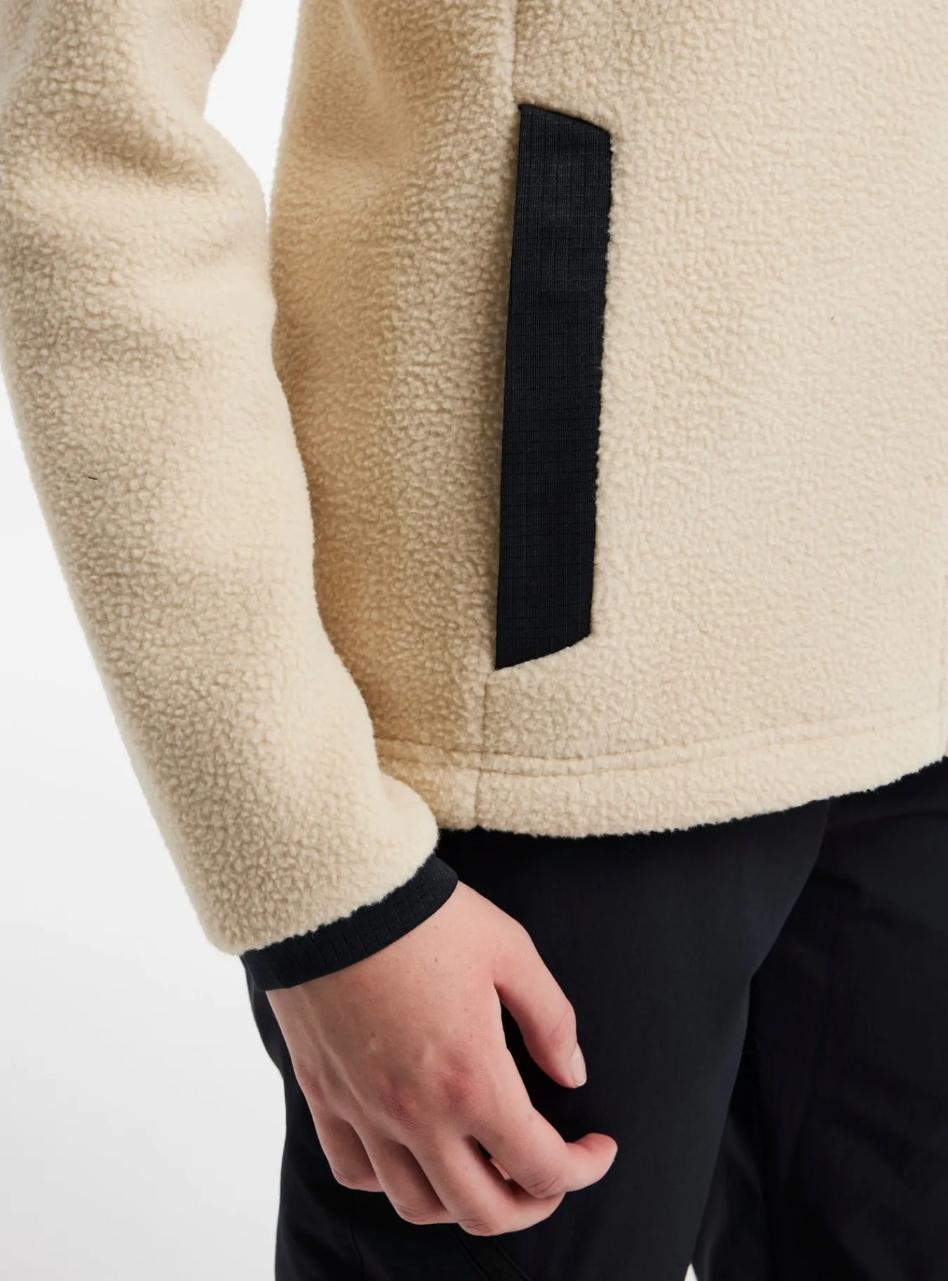 Mellomlag & Fleece|Mellomlag>Craft Sportswear ADV Explore Pile Fleece Jacket W Ecru / Black
