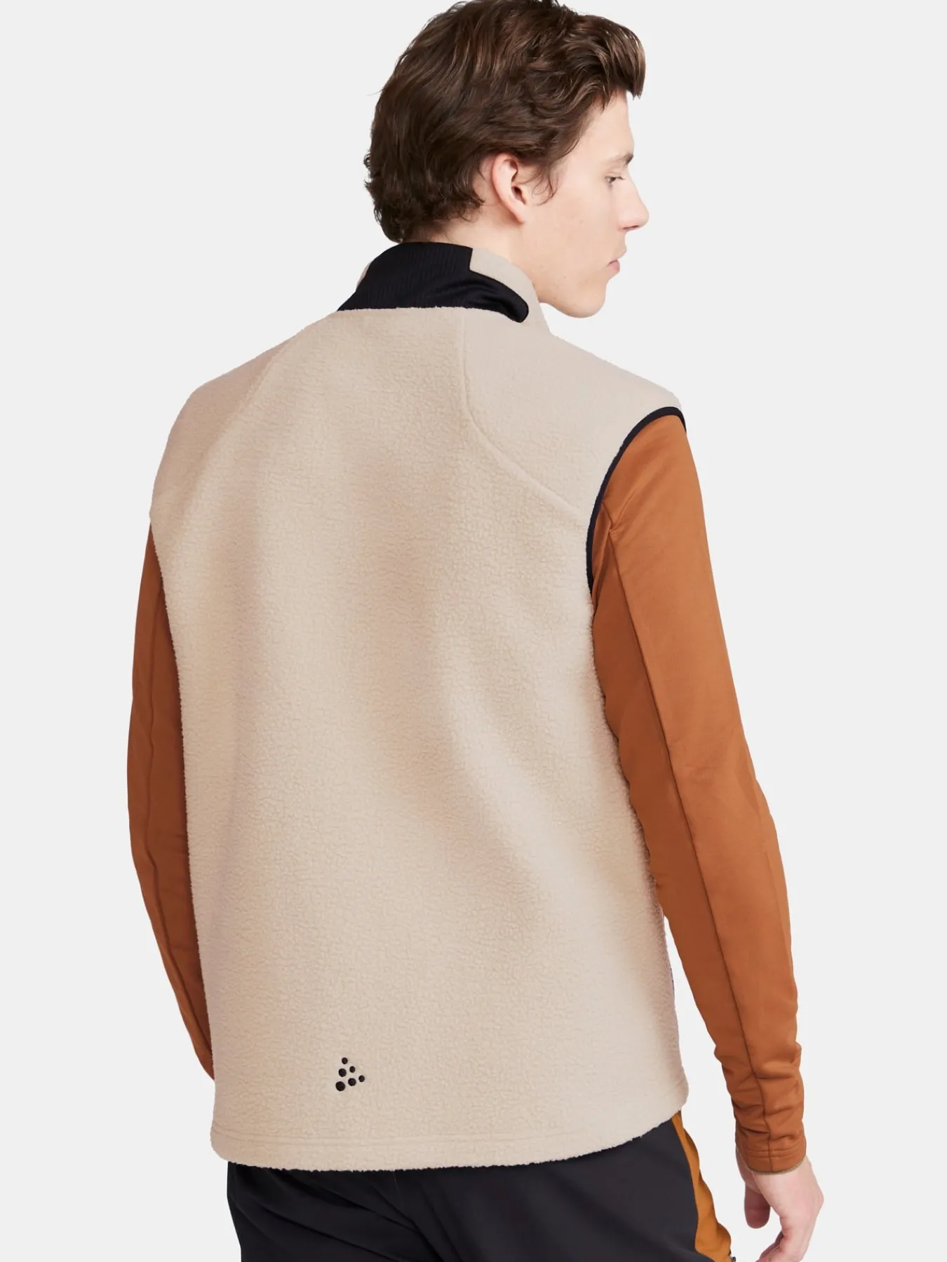 Mellomlag & Fleece|Mellomlag>Craft Sportswear ADV Explore Pile Fleece Vest M Ecru-Black