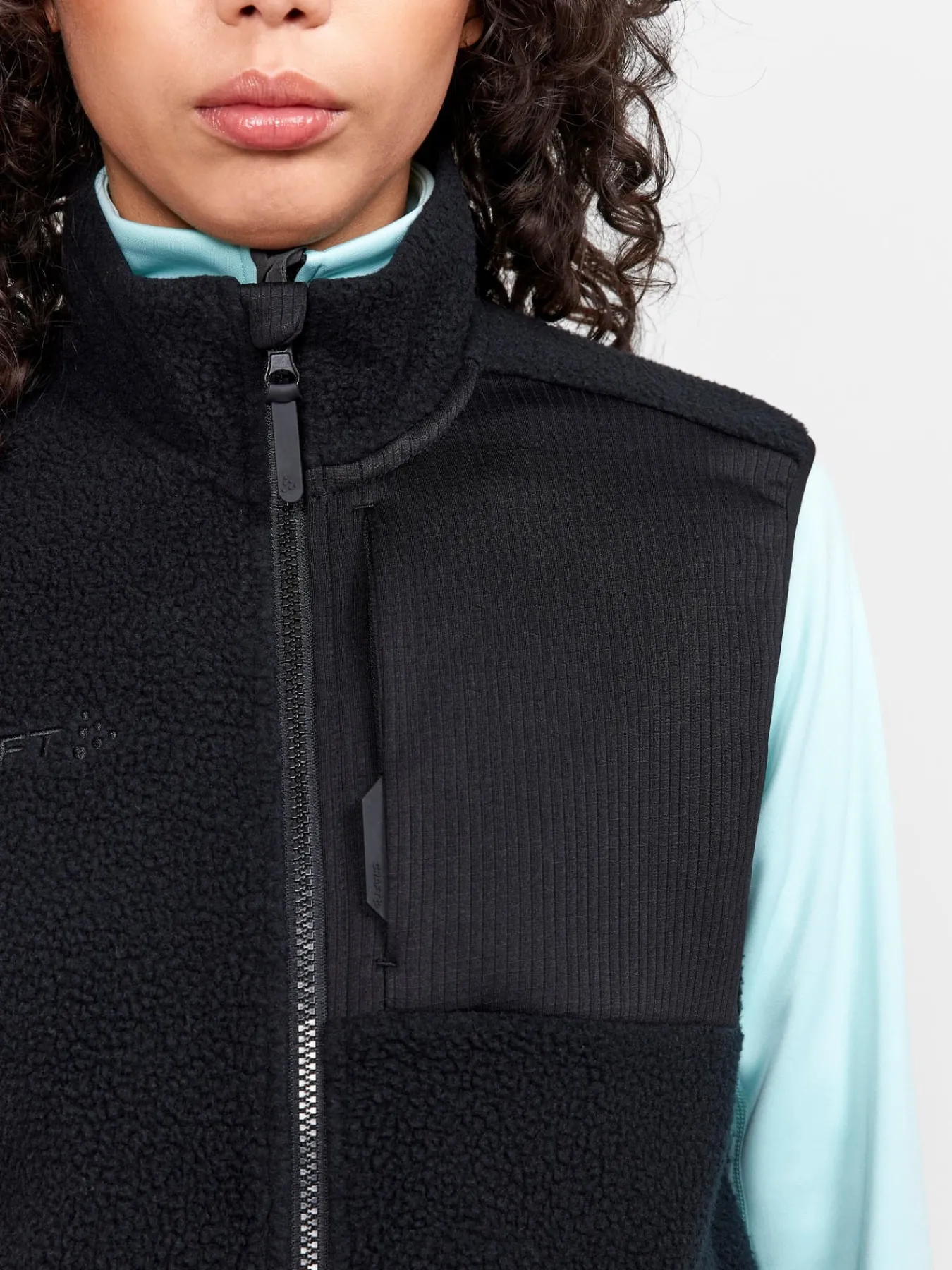 Mellomlag & Fleece|Mellomlag>Craft Sportswear ADV Explore Pile Fleece Vest W Black