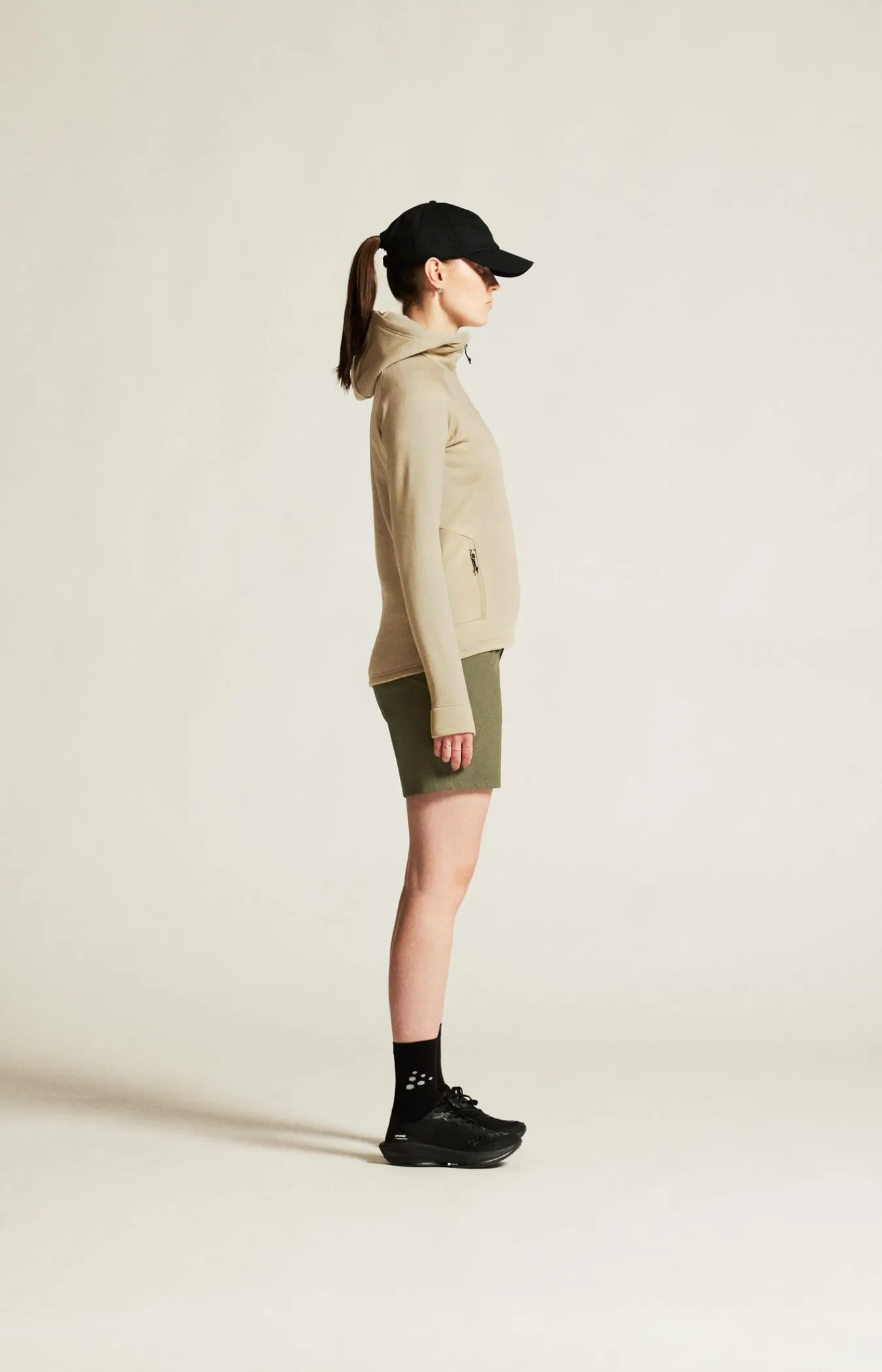Mellomlag & Fleece|Mellomlag>Craft Sportswear ADV Explore Power Fleece Hood Jkt W Hay