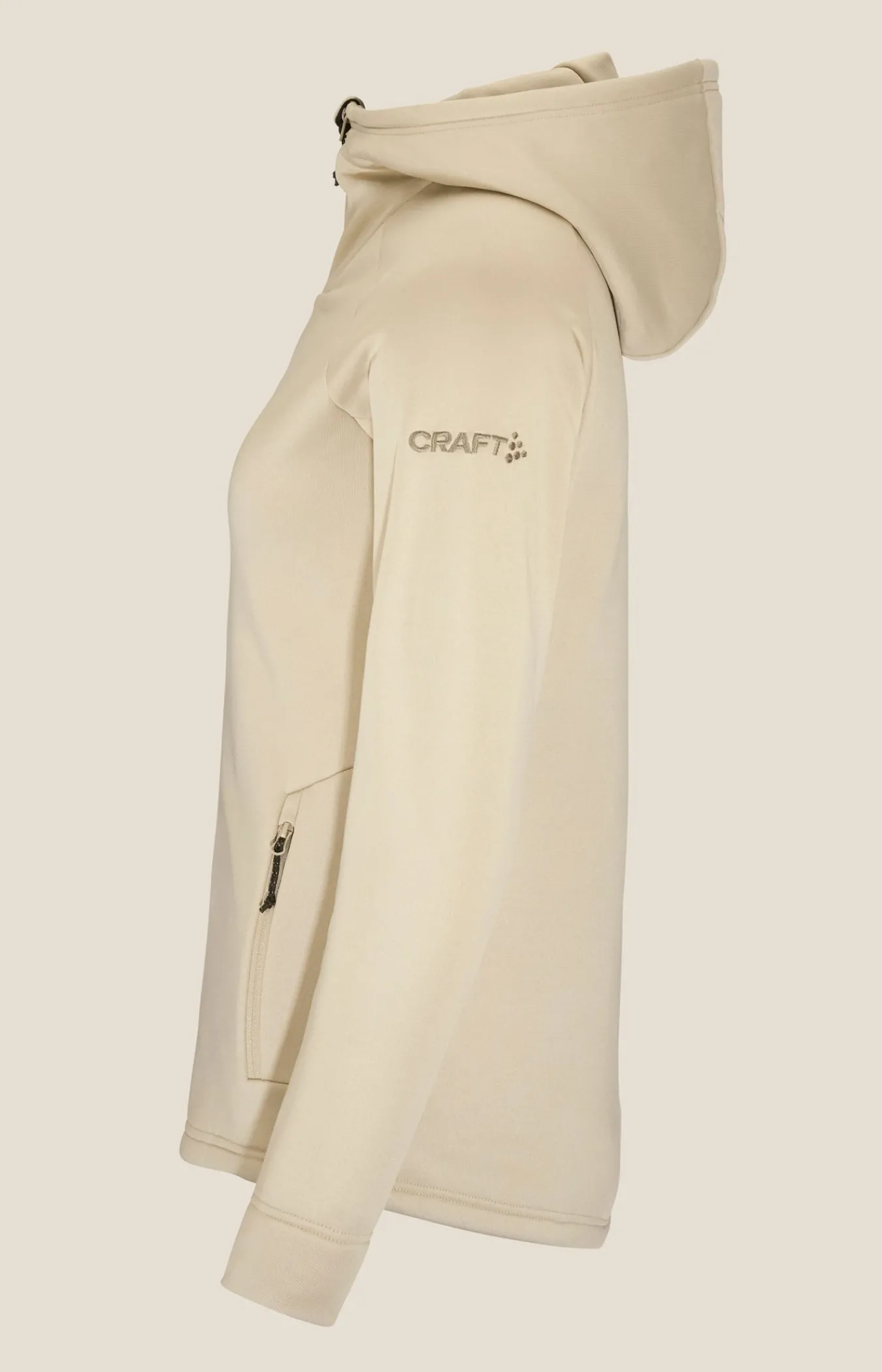 Mellomlag & Fleece|Mellomlag>Craft Sportswear ADV Explore Power Fleece Hood Jkt W Hay