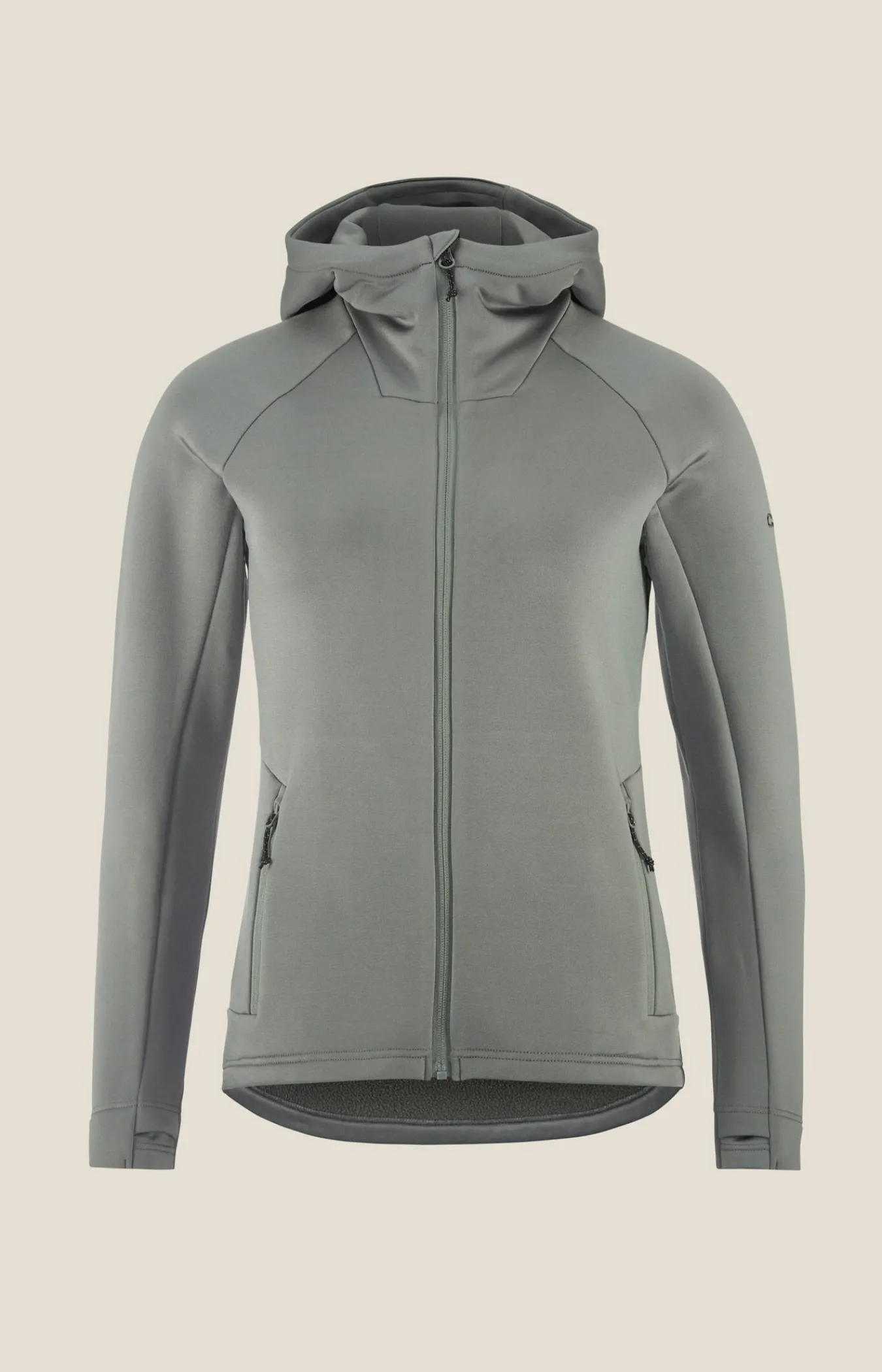 Mellomlag & Fleece|Mellomlag>Craft Sportswear ADV Explore Power Fleece Hood Jkt W Leaf