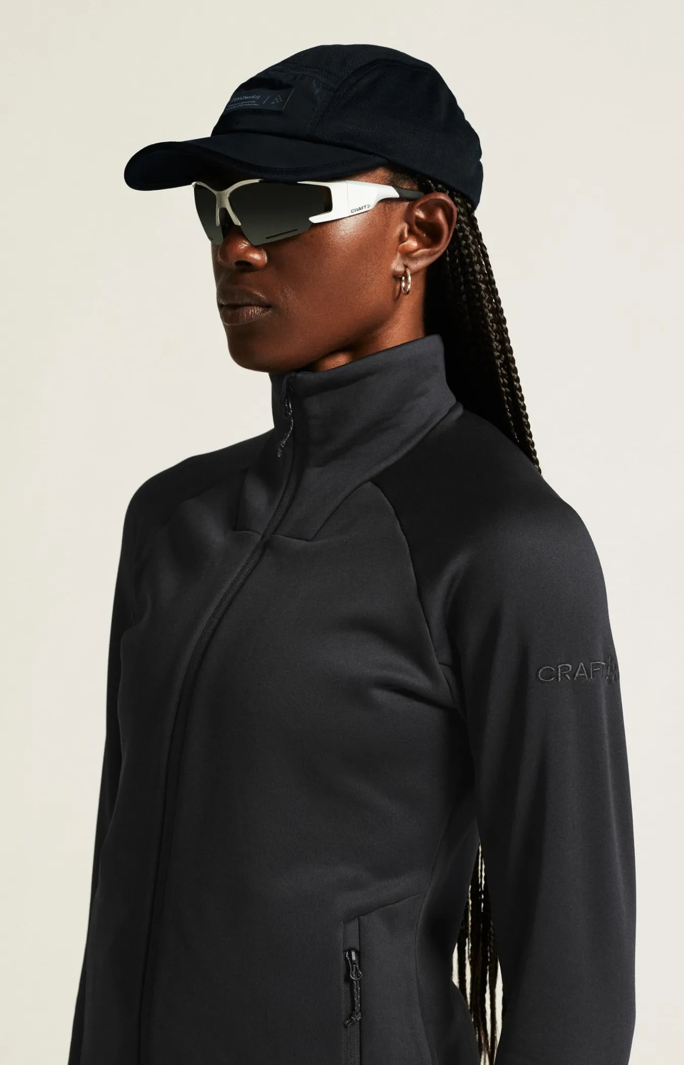 Mellomlag & Fleece|Mellomlag>Craft Sportswear ADV Explore Power Fleece Jkt W Black