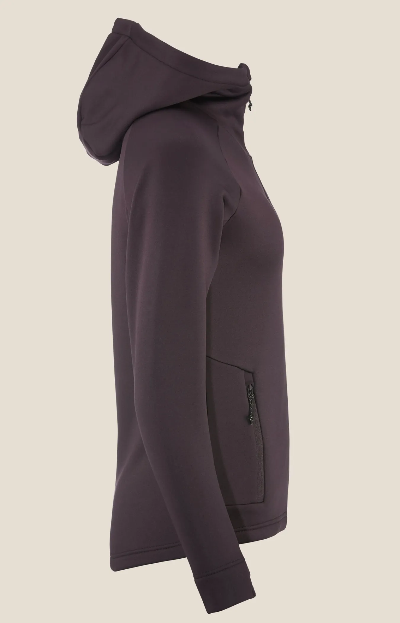 Mellomlag & Fleece|Mellomlag>Craft Sportswear ADV Explore Power Fleece Hood Jkt W Dk Plum