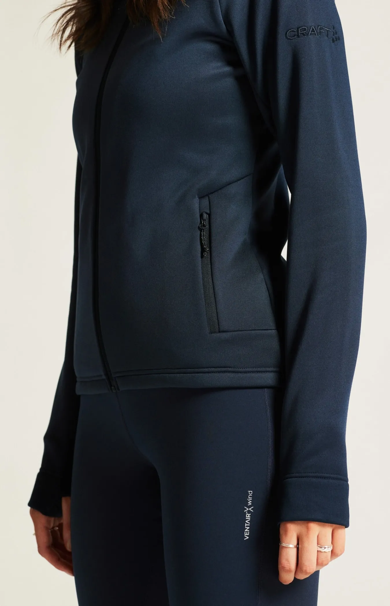 Mellomlag & Fleece|Mellomlag>Craft Sportswear ADV Explore Power Fleece Jkt W Blaze