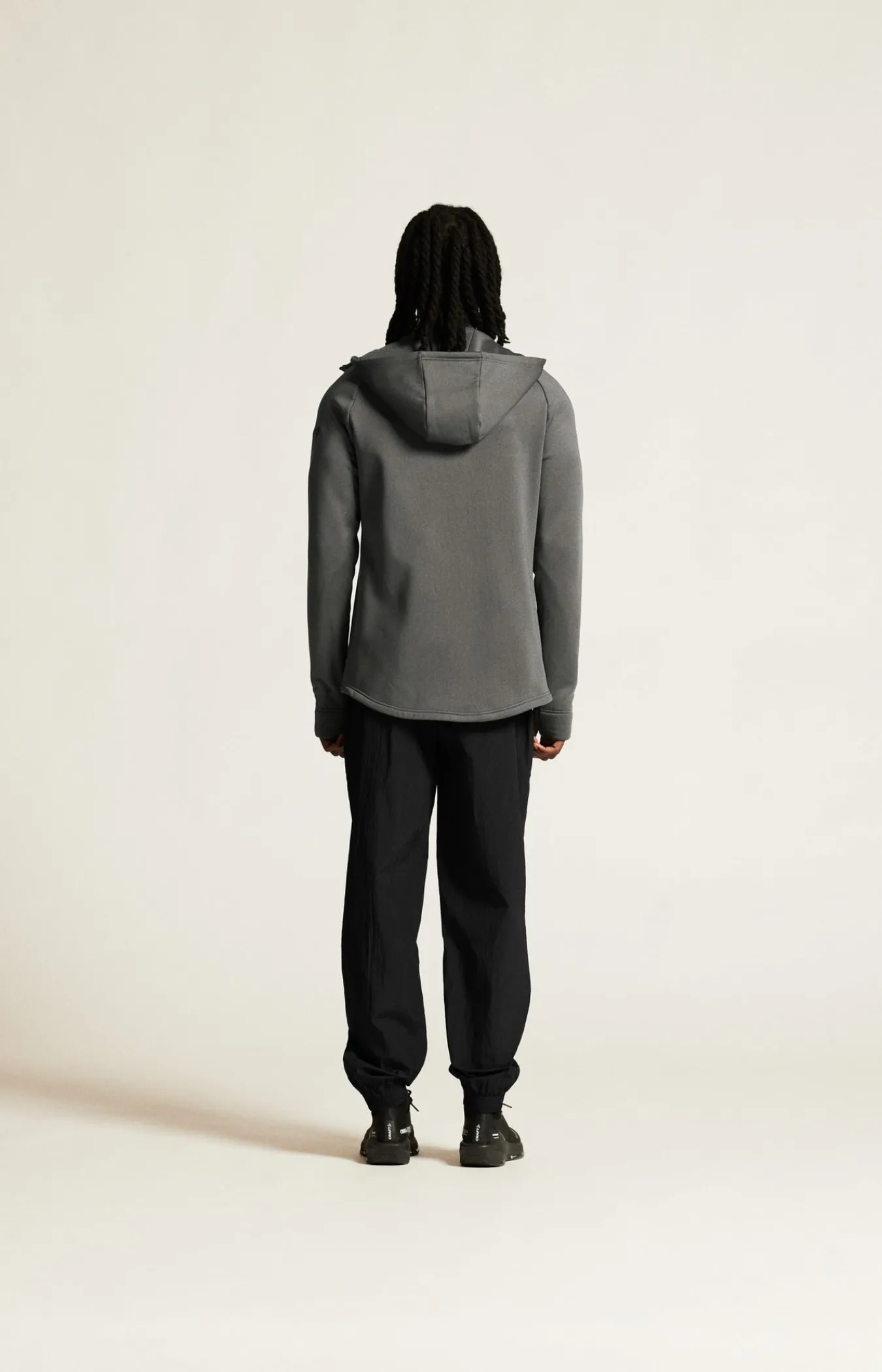 Mellomlag & Fleece|Mellomlag>Craft Sportswear ADV Explore Power Fleece Hood Jkt M Granite