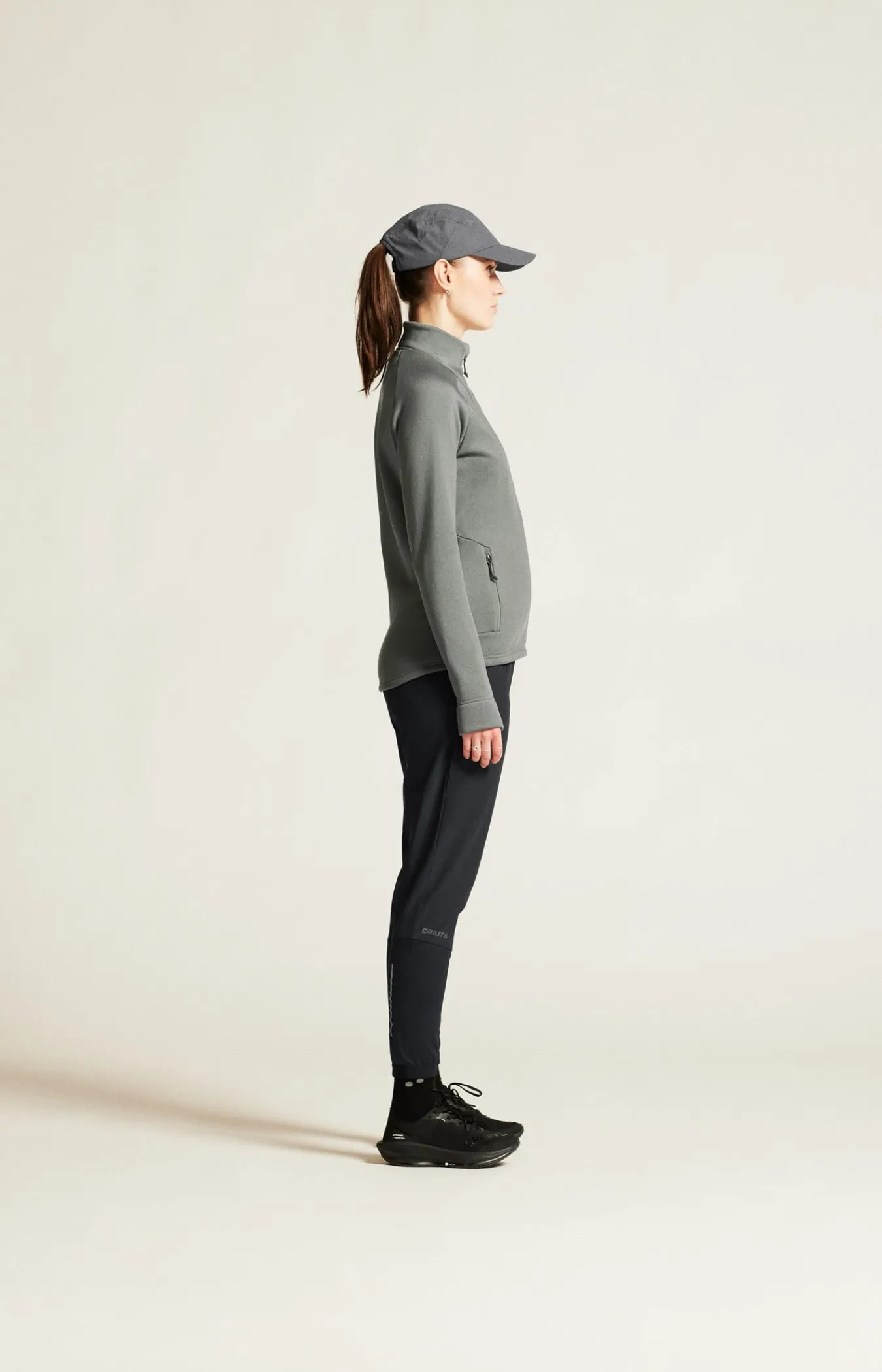 Mellomlag & Fleece|Mellomlag>Craft Sportswear ADV Explore Power Fleece Jkt W Leaf