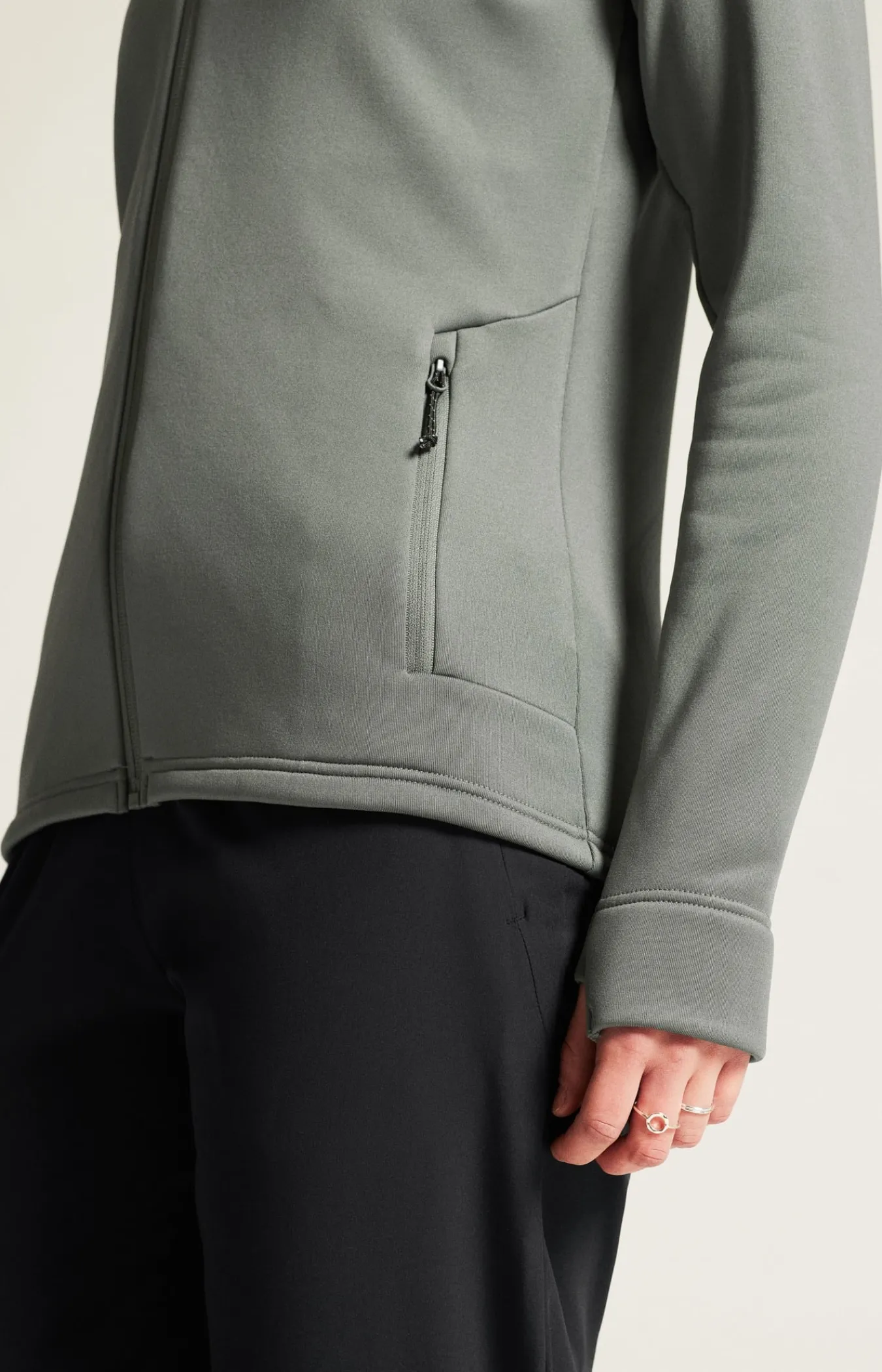 Mellomlag & Fleece|Mellomlag>Craft Sportswear ADV Explore Power Fleece Jkt W Leaf