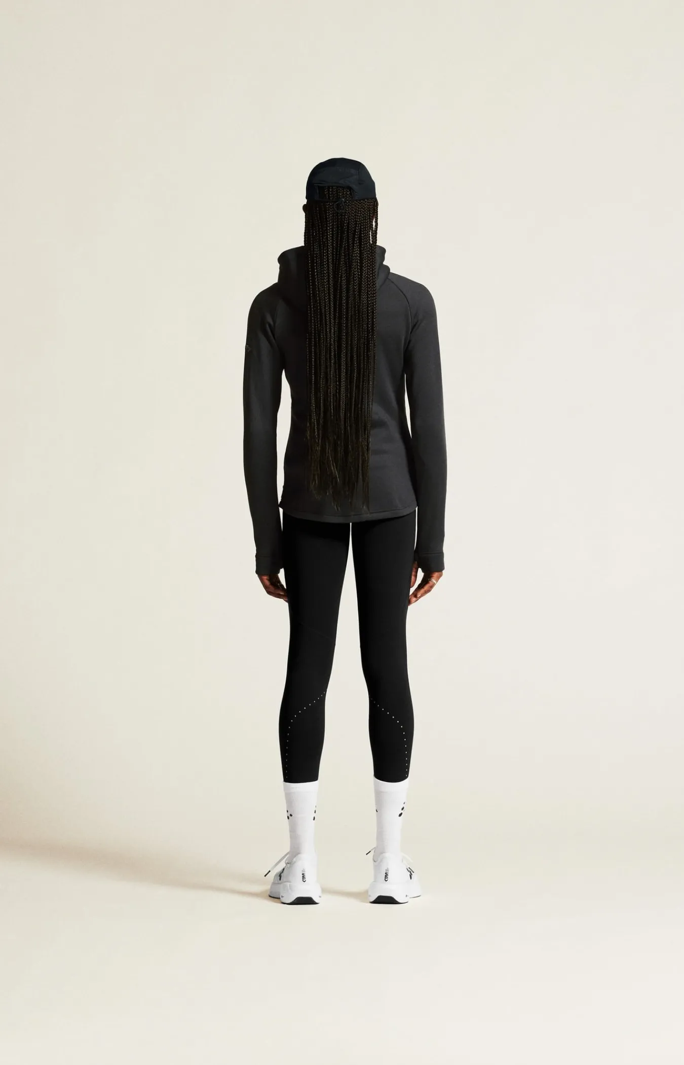 Mellomlag & Fleece|Mellomlag>Craft Sportswear ADV Explore Power Fleece Hood Jkt W Black