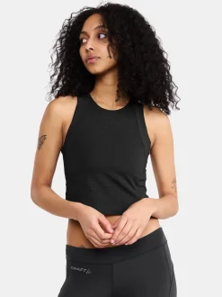 T-Skjorter & Singleter|Trening>Craft Sportswear ADV HiT Perforated Tank W Black
