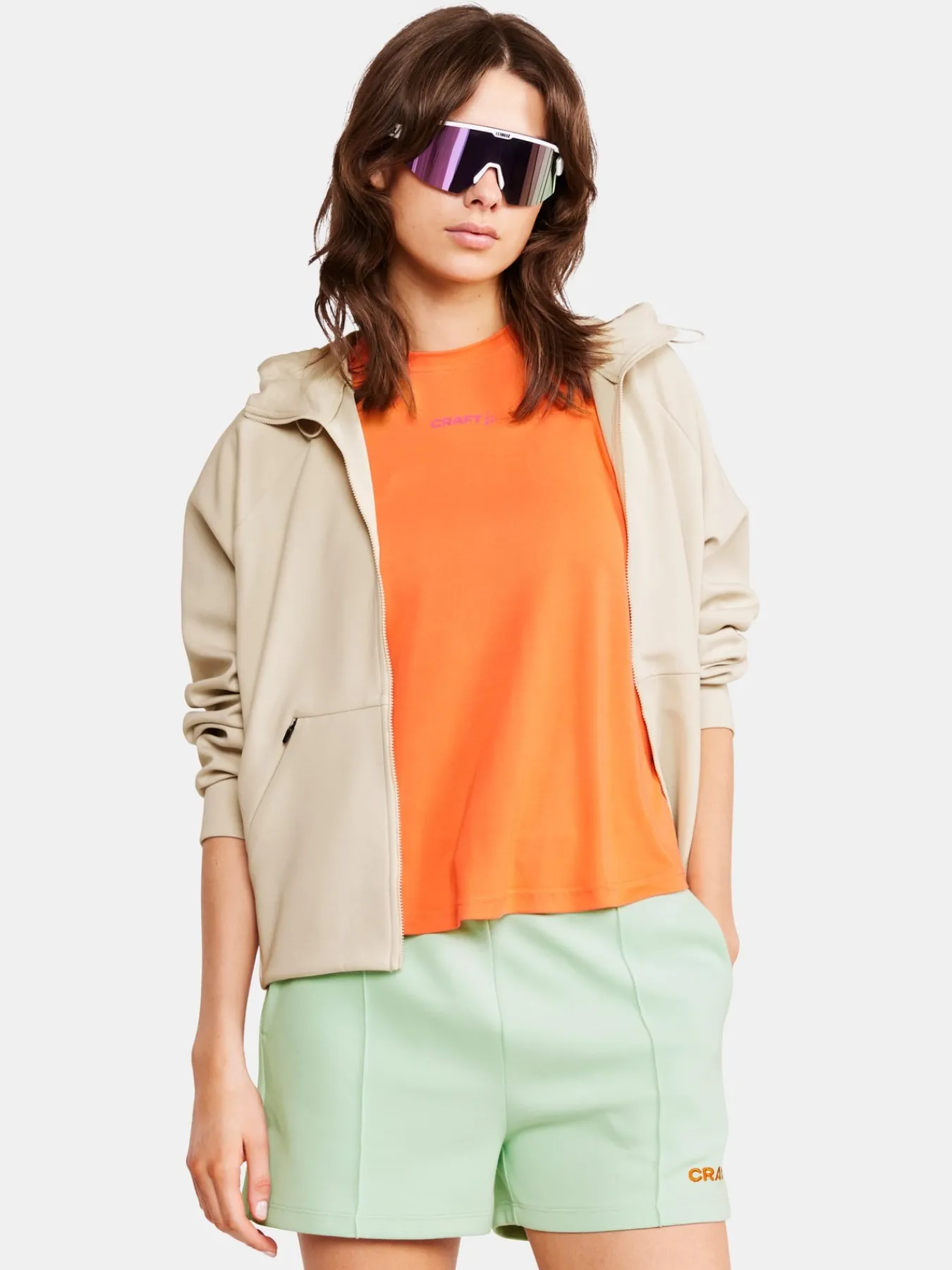 Gensere>Craft Sportswear ADV Join Fz Hoodie W Plaster