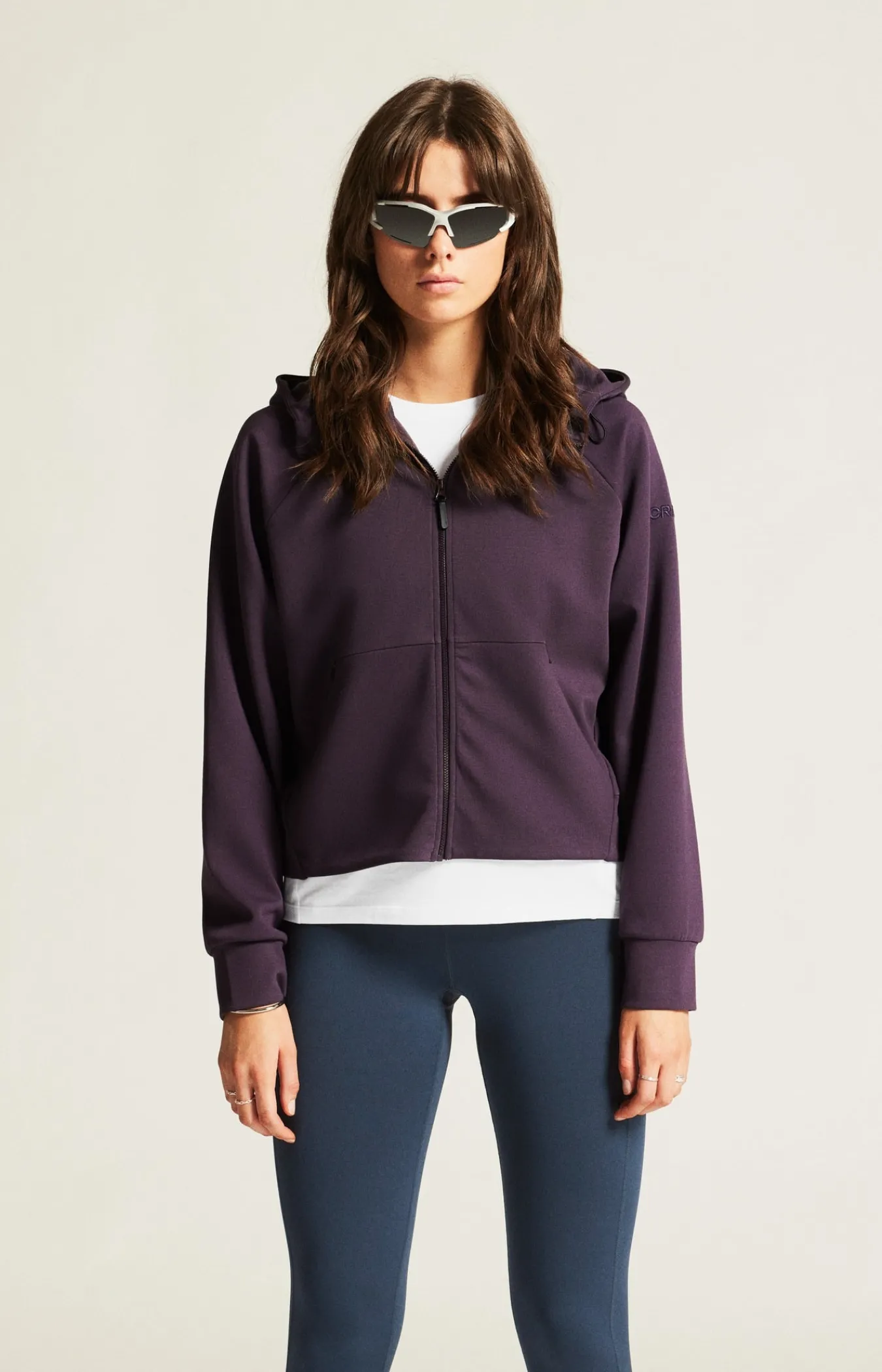 Gensere>Craft Sportswear ADV Join Fz Hoodie W Dk Plum
