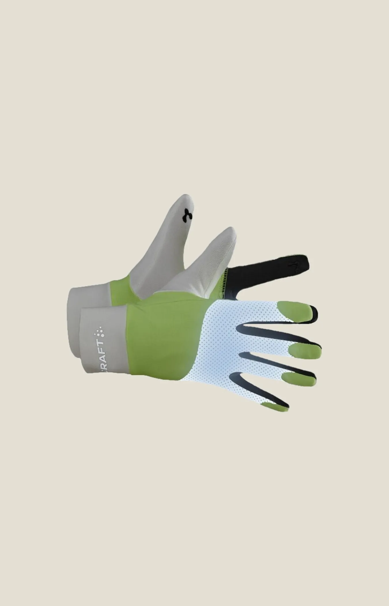 Hansker & Votter|Hansker & Votter>Craft Sportswear ADV Lumen Fleece Glove Ash White-Flumino